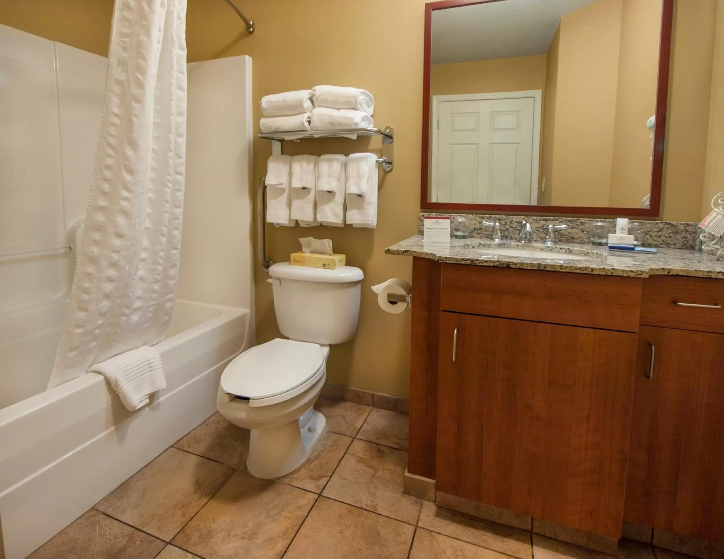 Photo of the whole room, Bathroom in Candlewood Suites Buffalo Amherst, an IHG Hotel