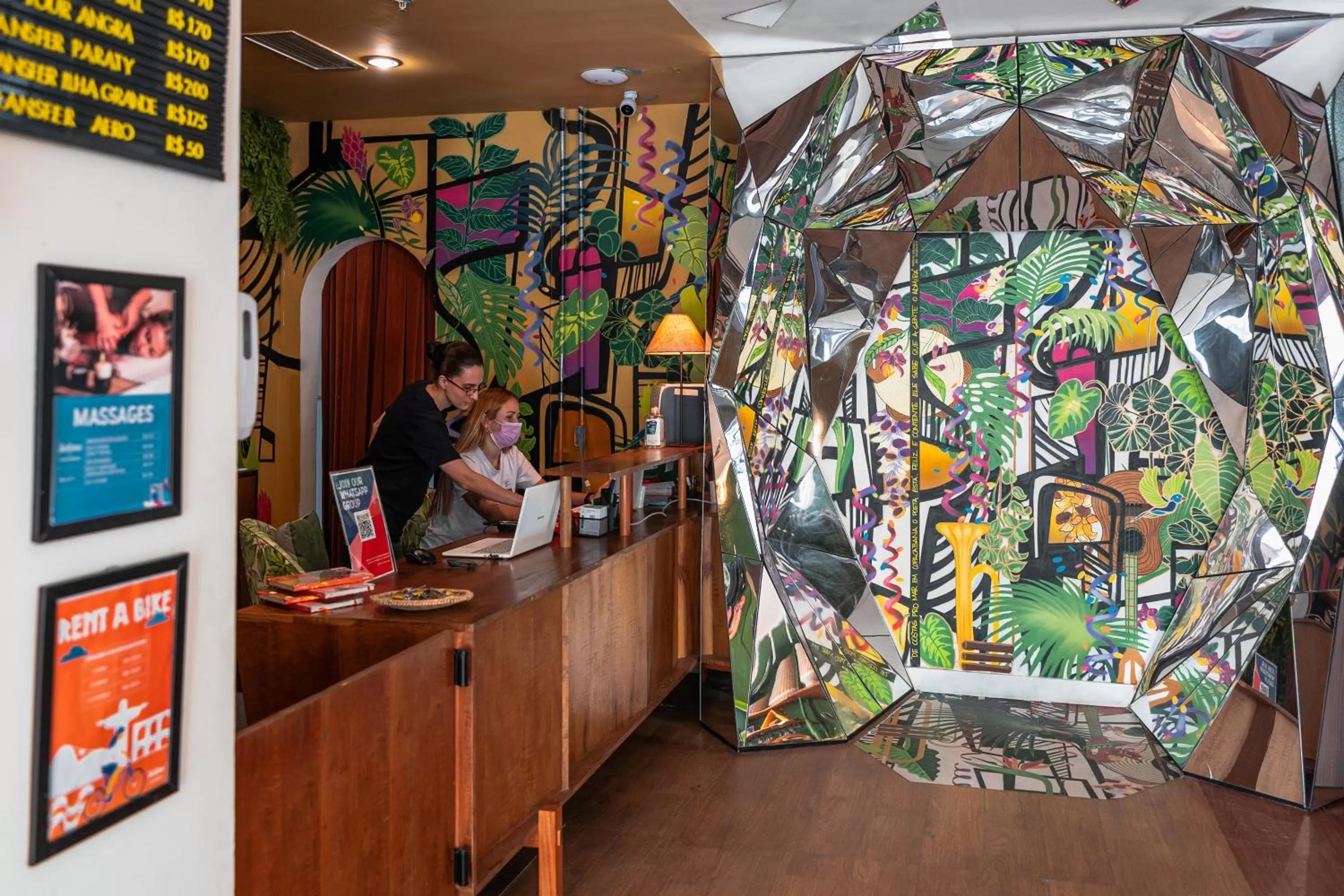 Lobby or reception in Selina Copacabana