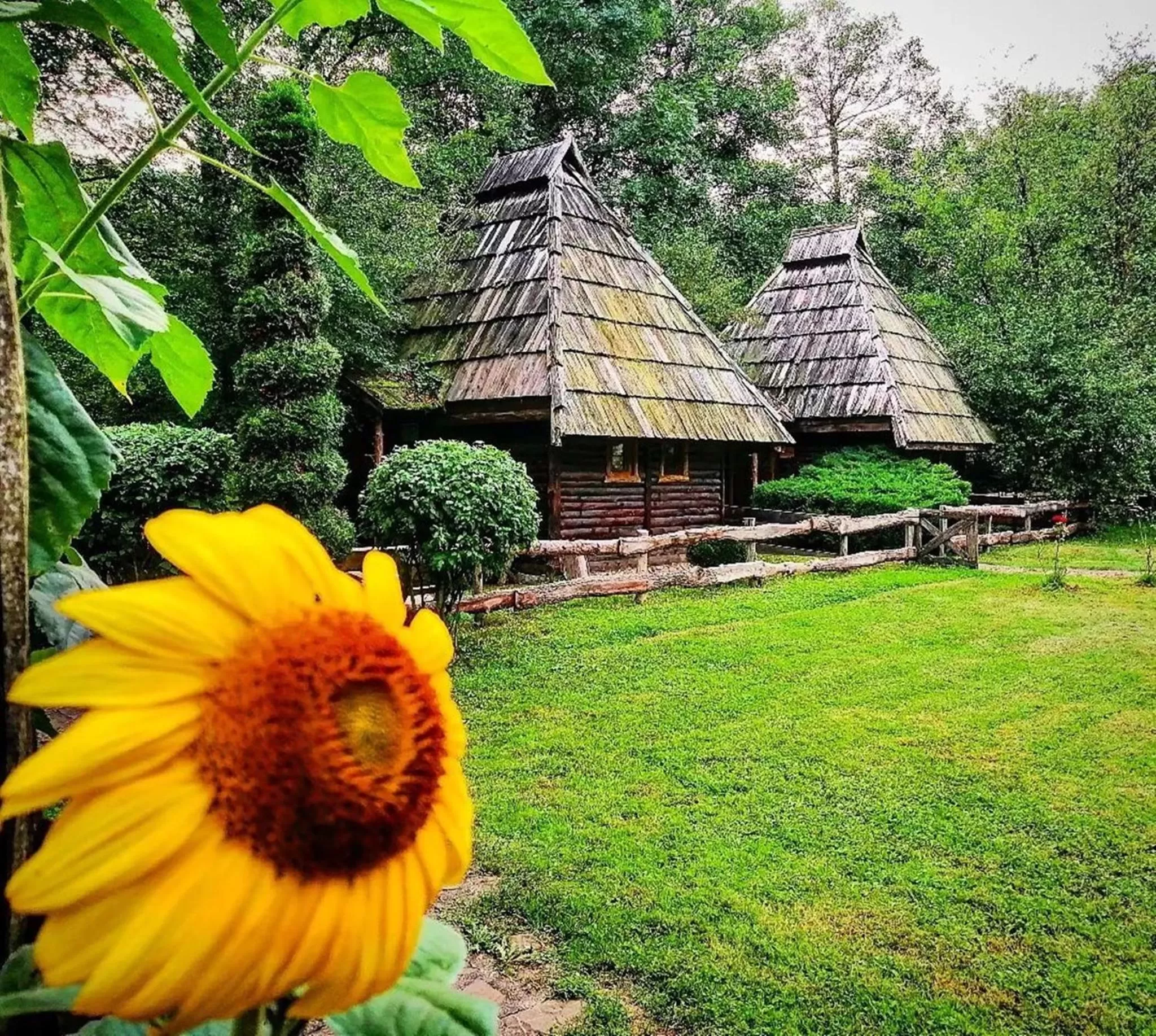 Garden view in Kraljevsko selo Kotromanićevo