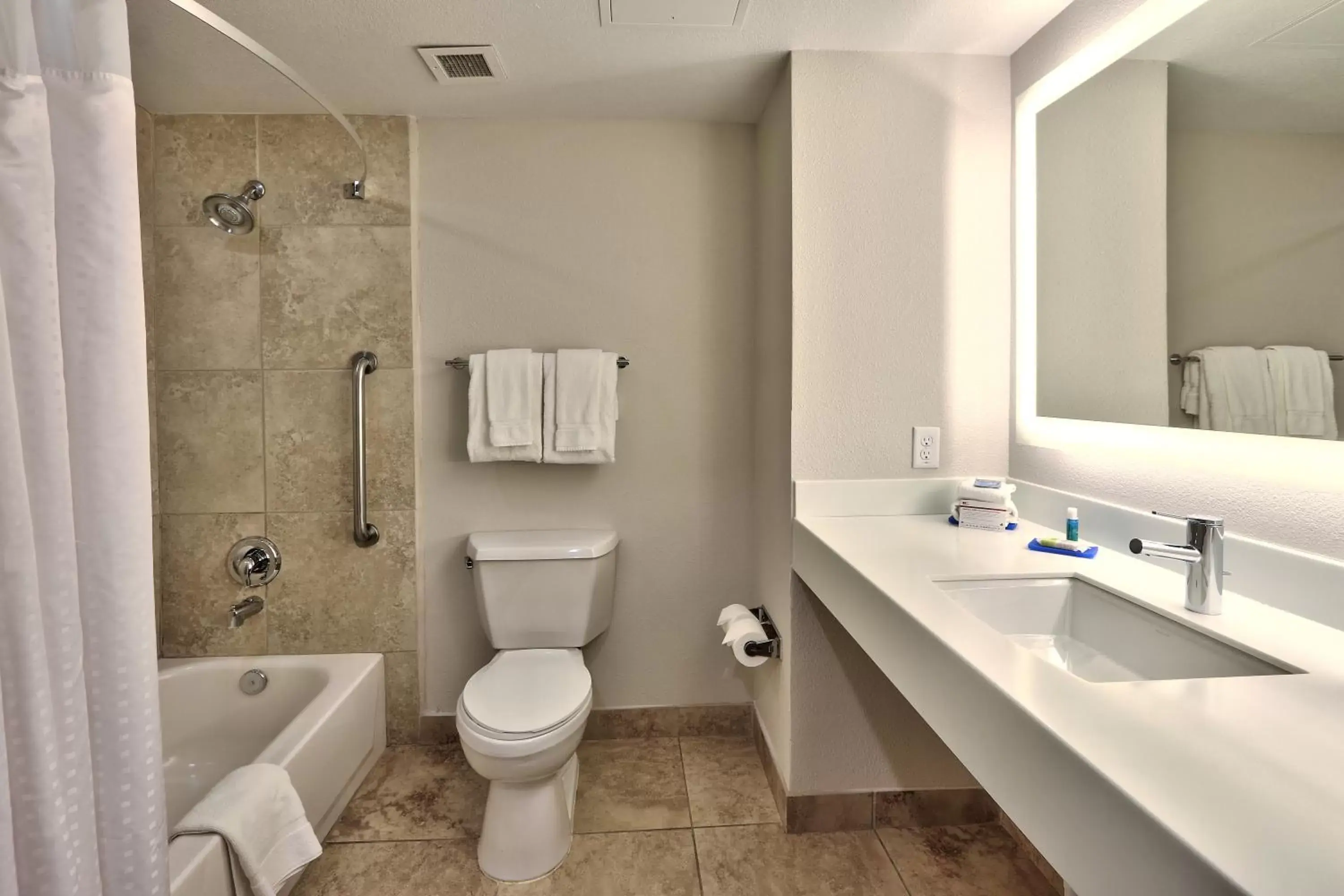 Bathroom in Holiday Inn Express & Suites Albuquerque Historic Old Town, an IHG Hotel