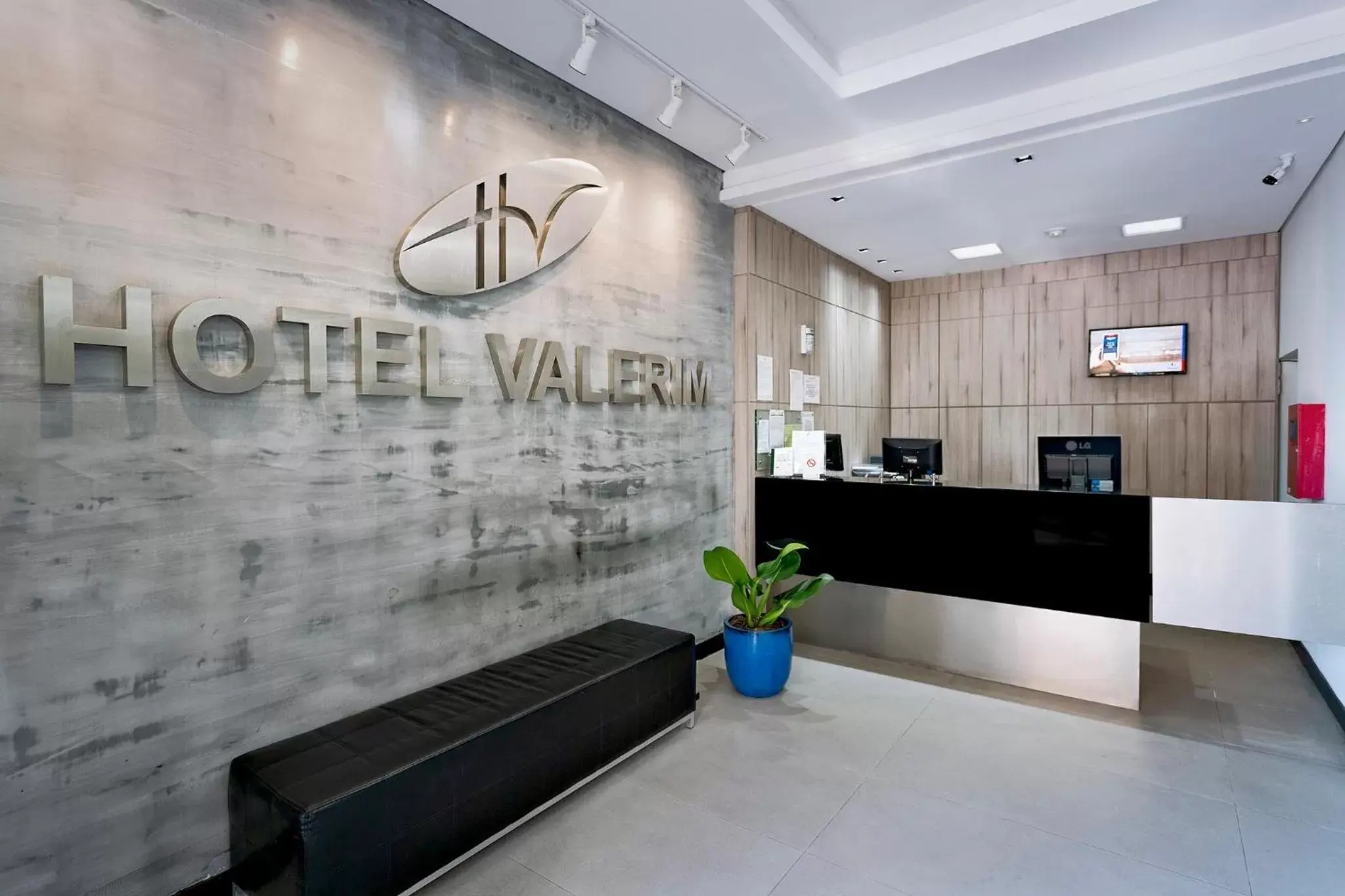 Lobby or reception, Lobby/Reception in Hotel Valerim Itajaí / Navegantes