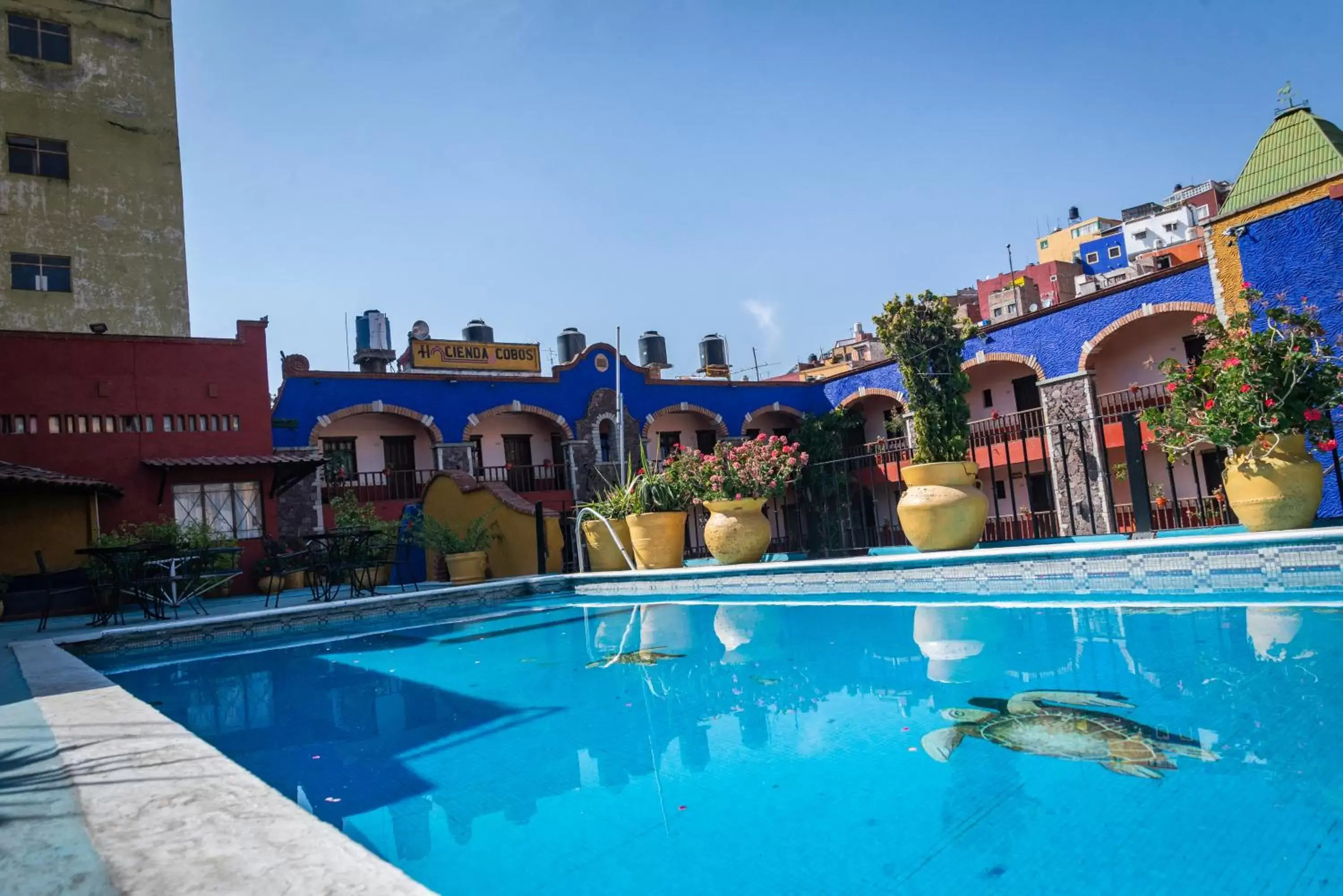 Swimming Pool in Hotel Hacienda de Cobos