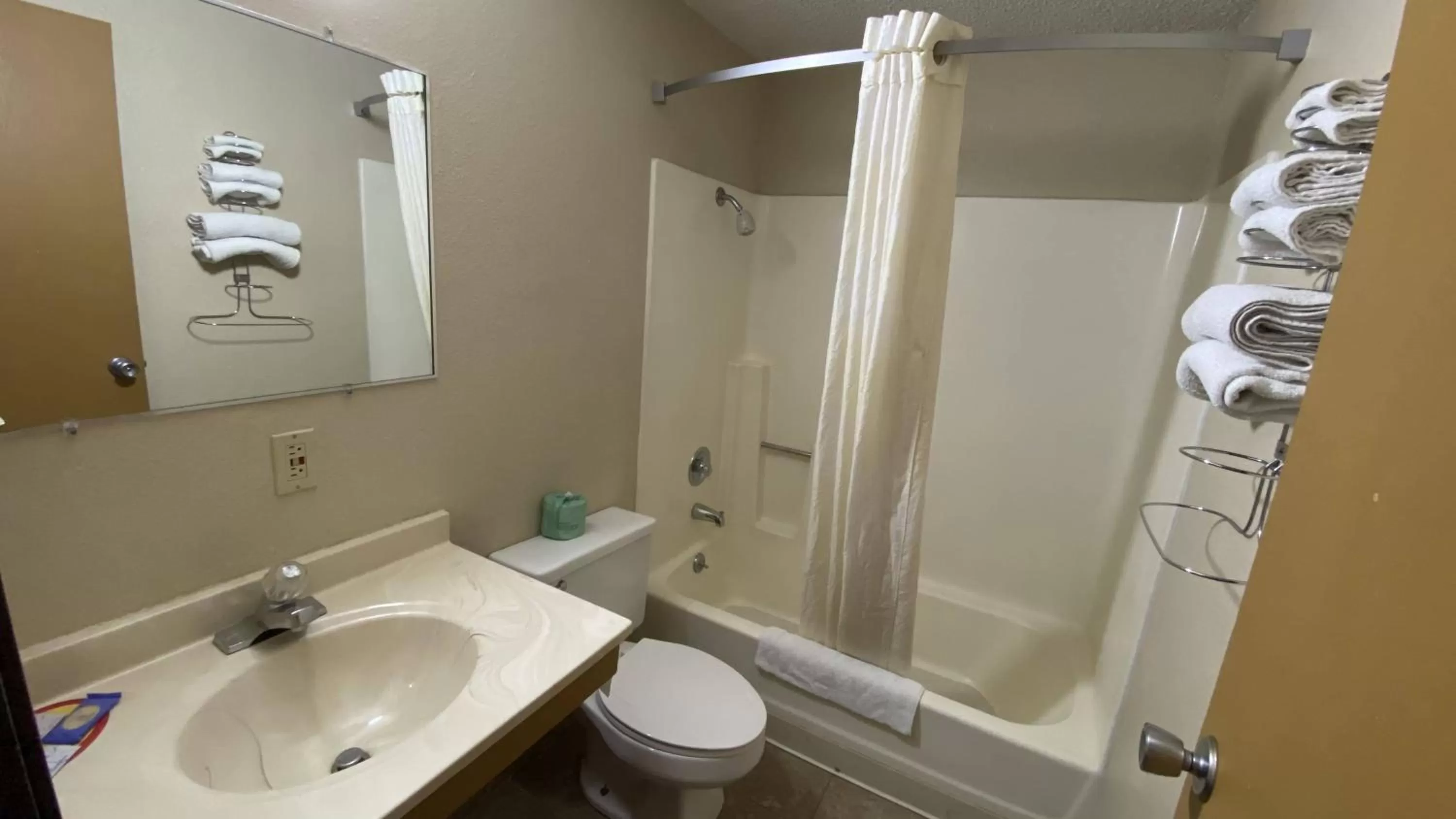 Bathroom in Newton Inn In Newton, KS