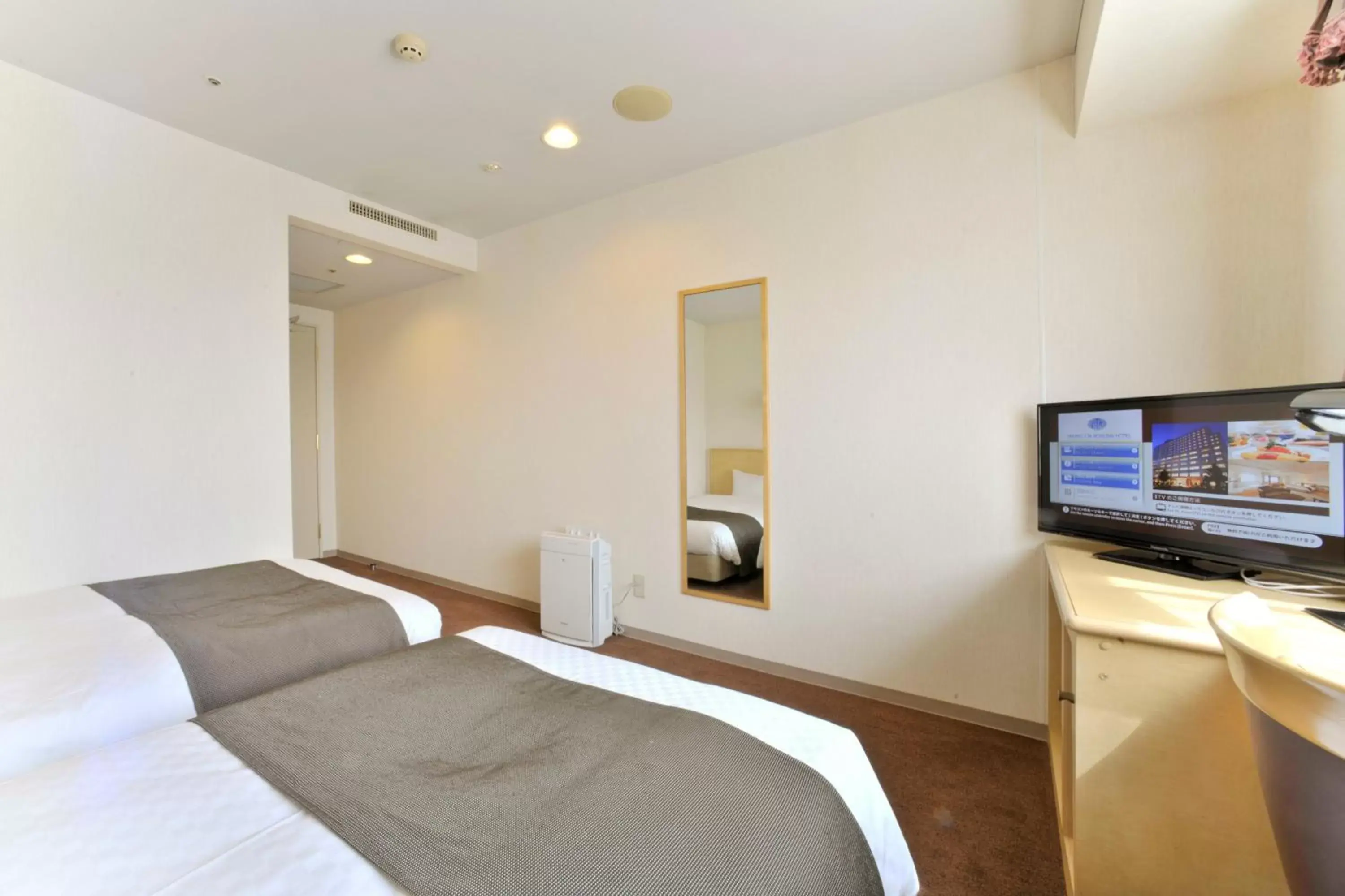 Photo of the whole room, Bed in Yamagata Kokusai Hotel