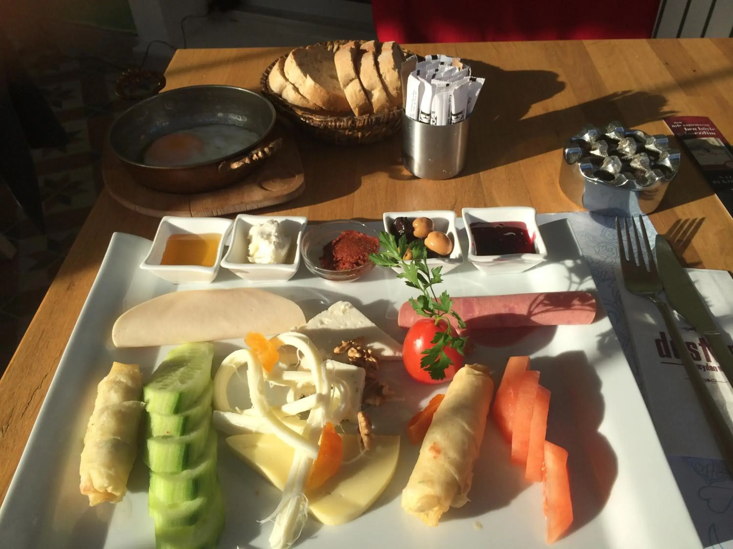 Continental breakfast in Delphin Apart Hotel