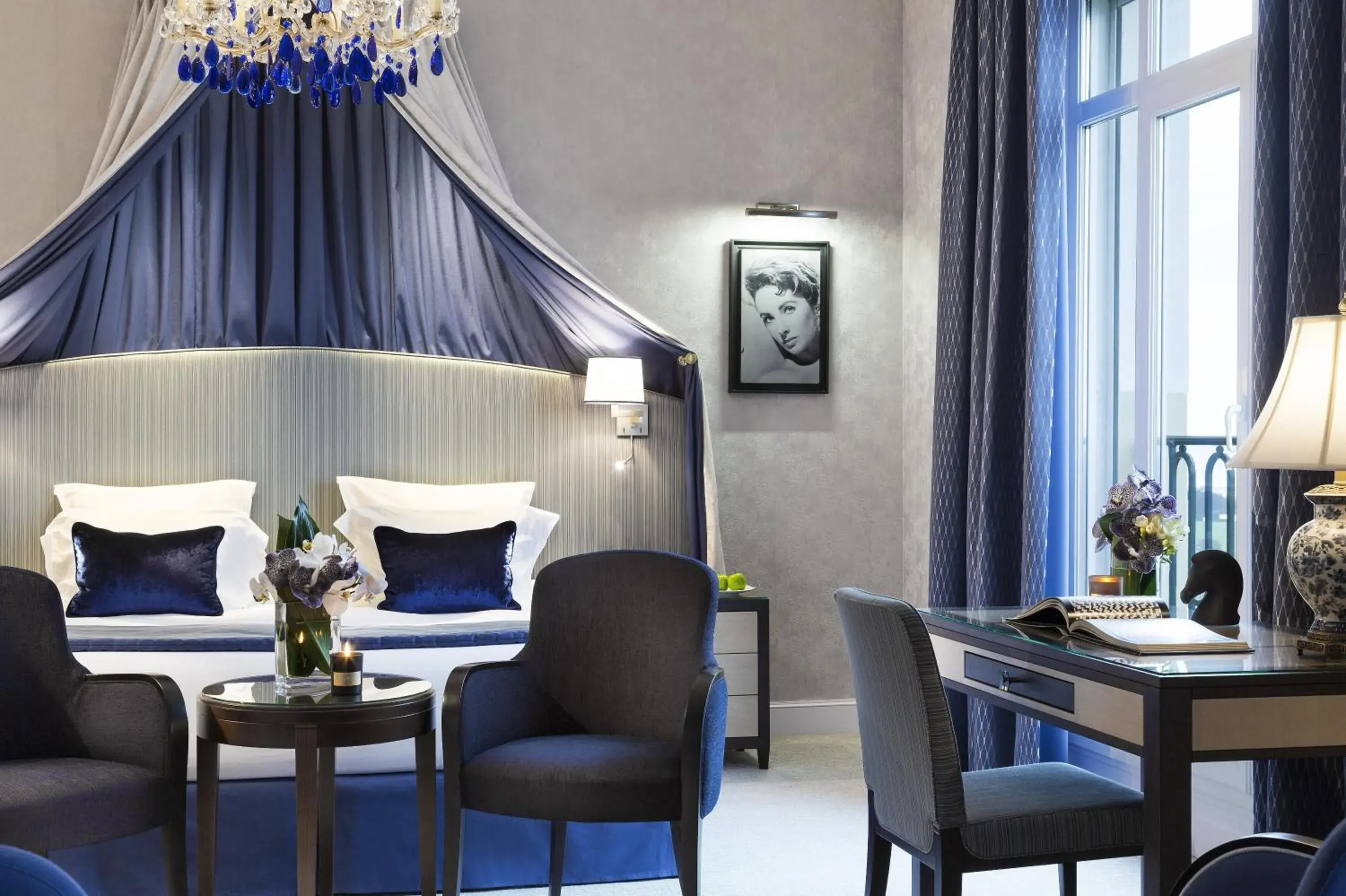 Bedroom, Seating Area in Hotel Barriere Le Royal Deauville