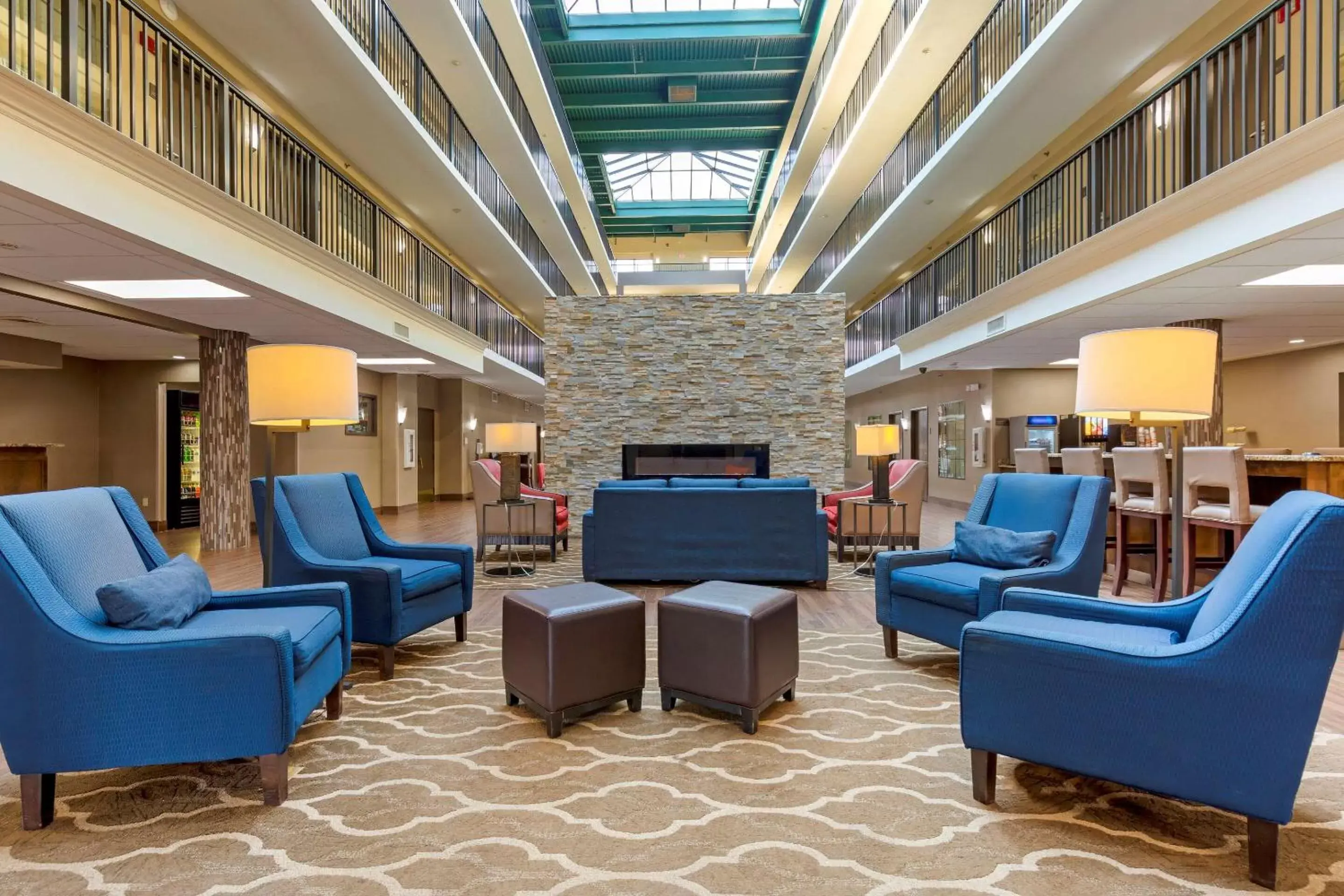 Lobby or reception in Comfort Suites Fredericksburg South Lobby or reception in Comfort Suites Fredericksburg South