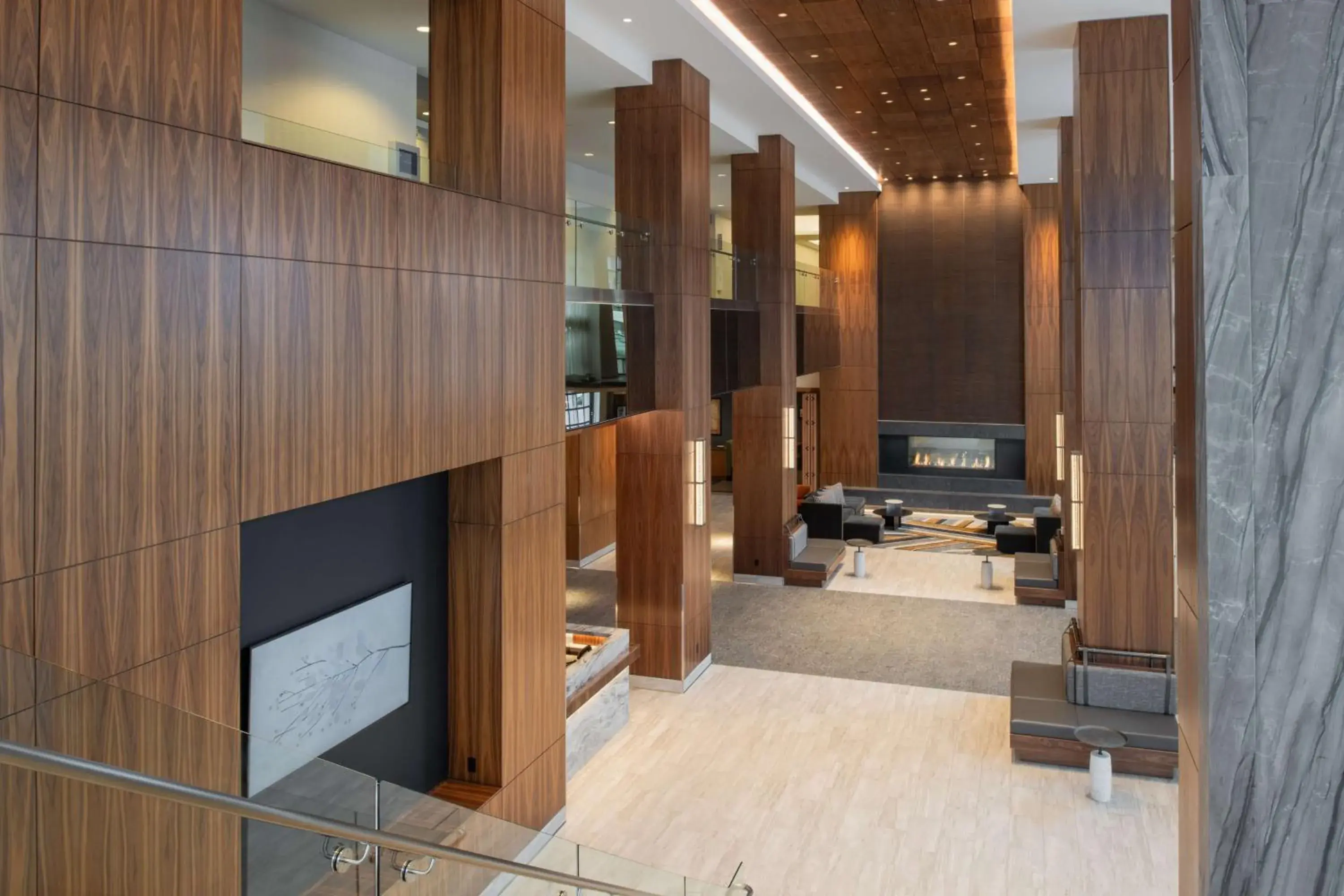 Lobby or reception in Hilton Vancouver Washington