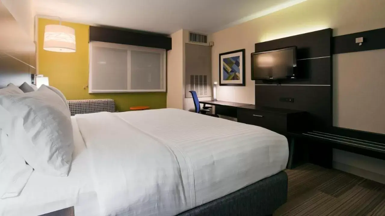 Bedroom in Holiday Inn Express Hotels & Suites Burlington, an IHG Hotel