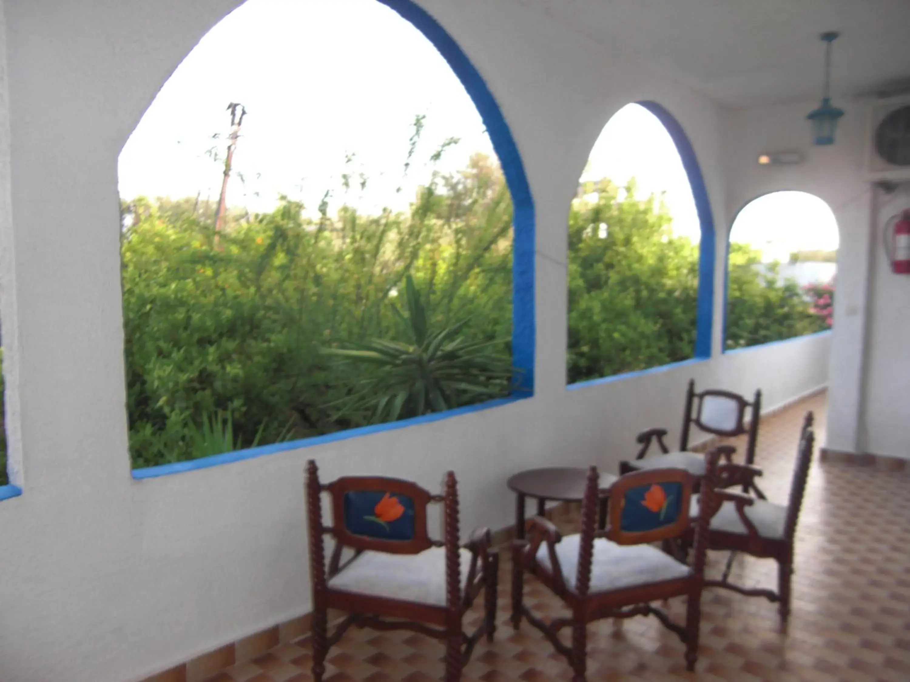 Garden view, Balcony/Terrace in Anthula Sun
