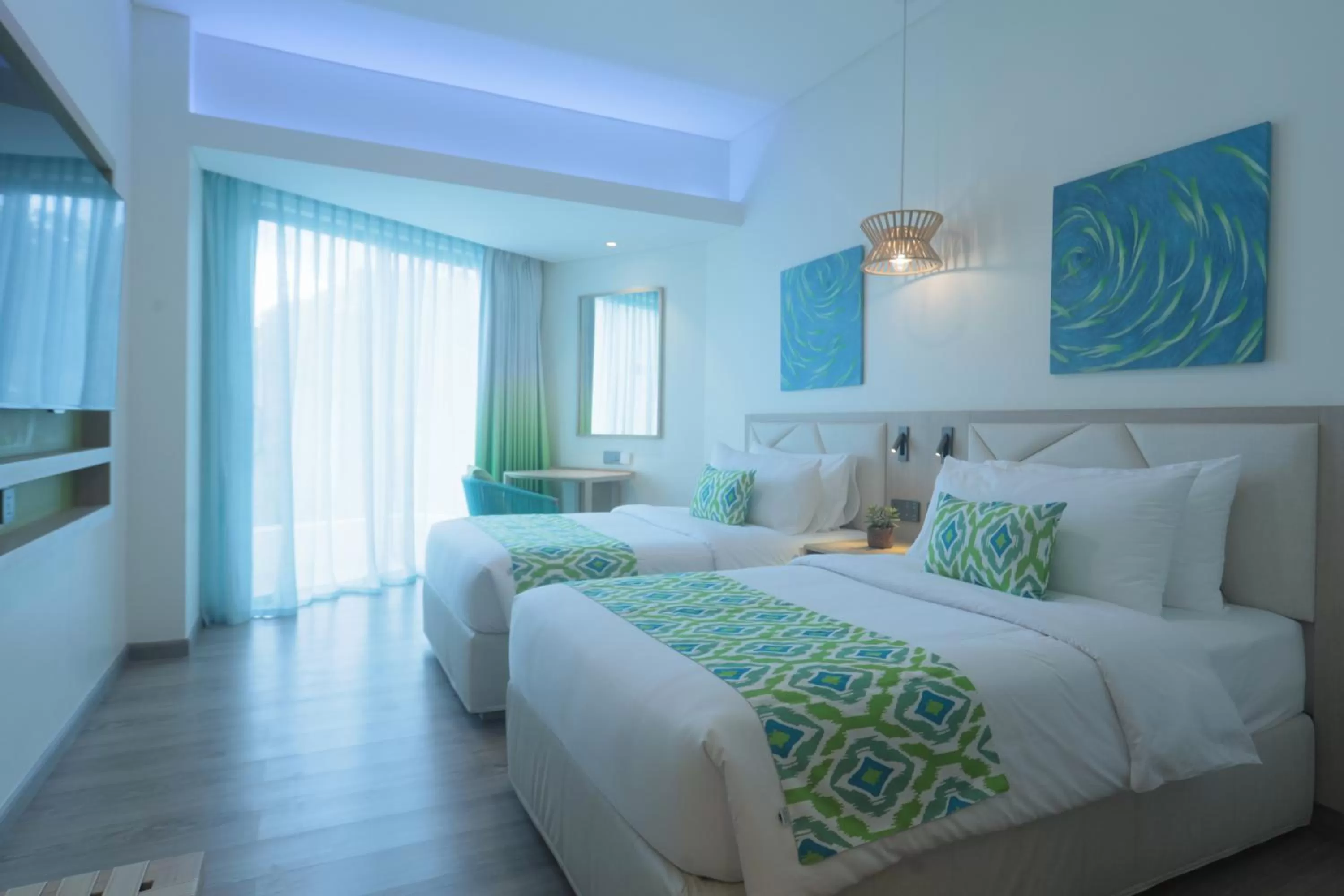 Bed in Lime Resort El Nido
