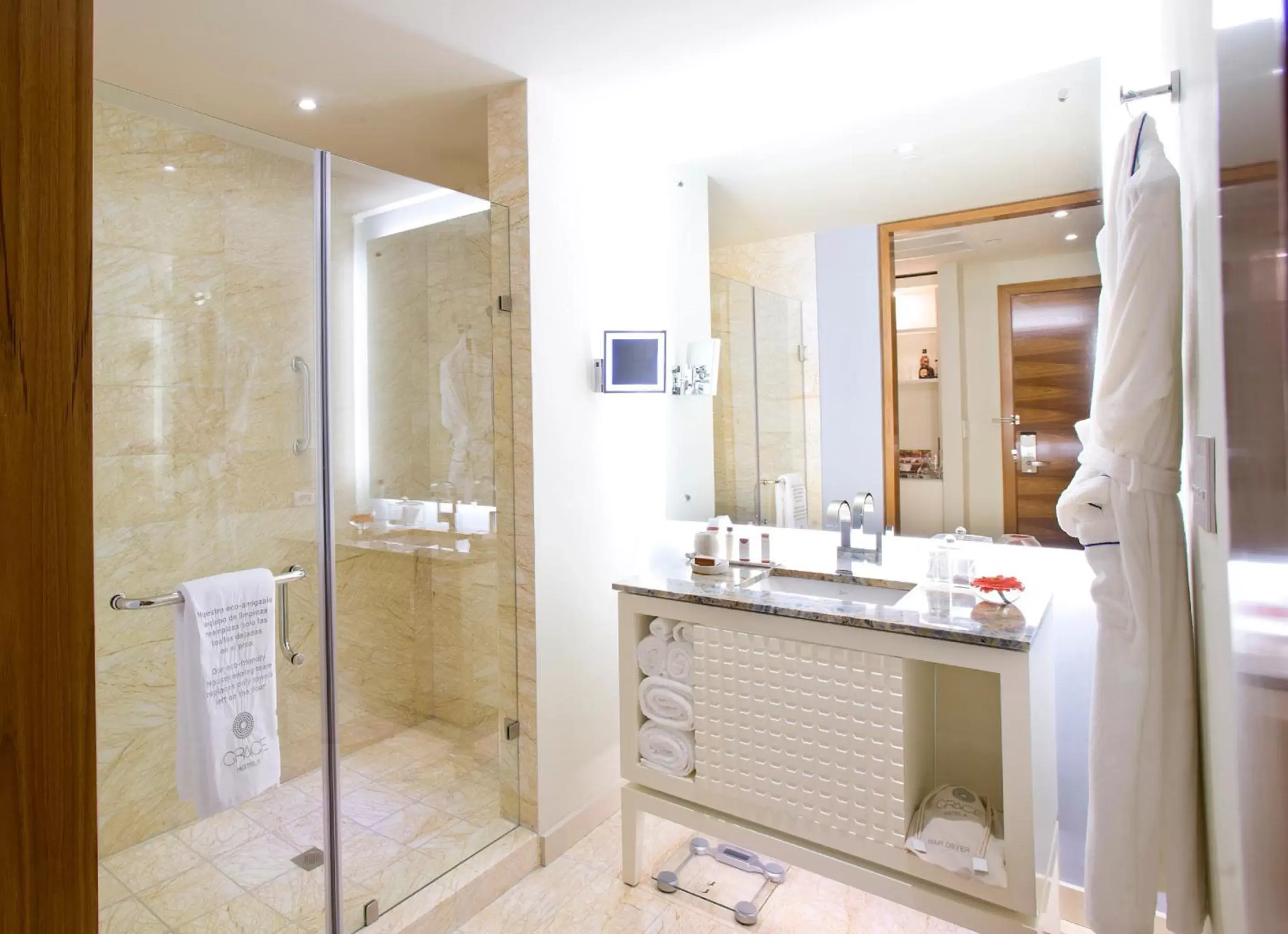 Shower, Bathroom in Global Hotel Panama