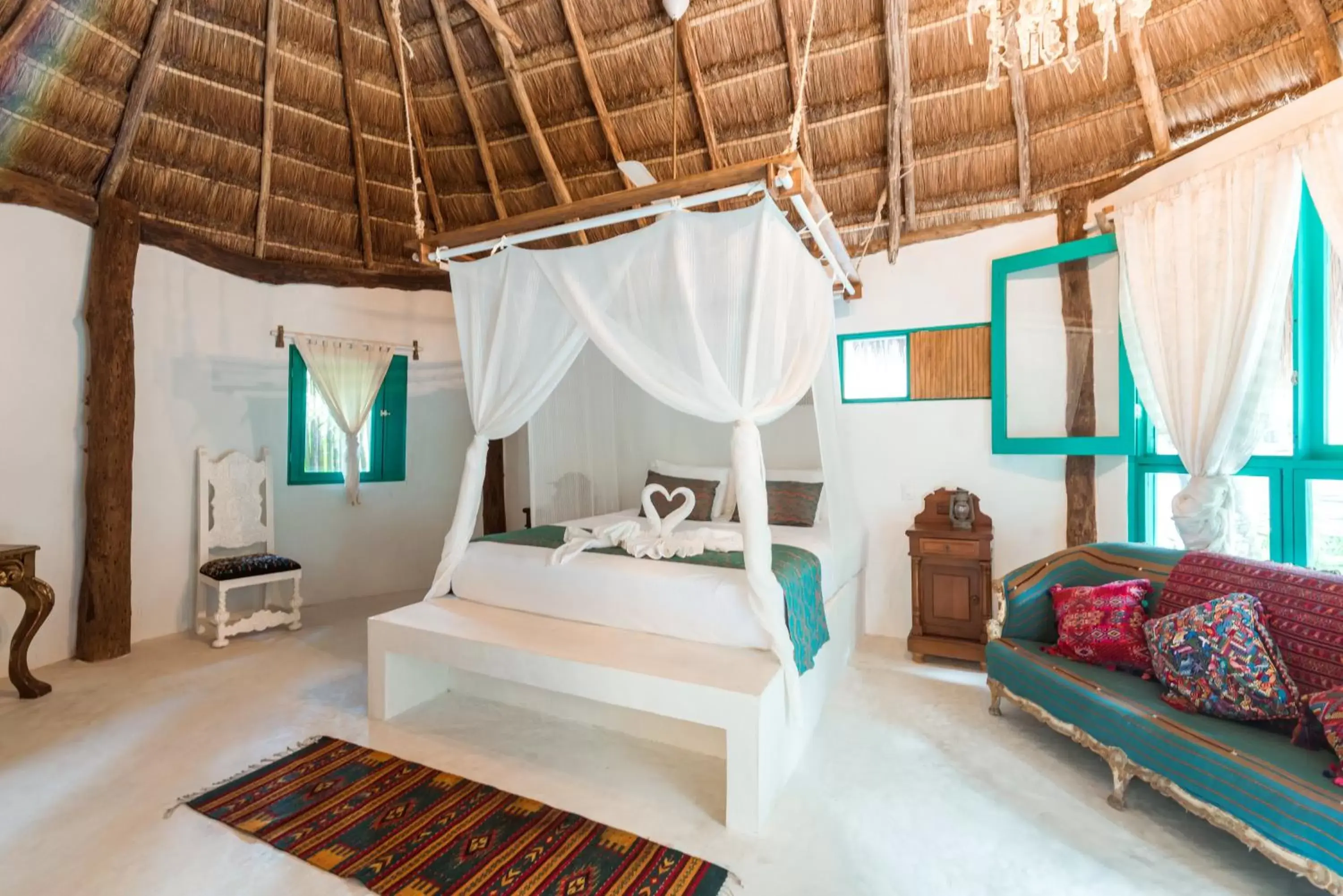 Photo of the whole room, Bed in Cormoran Boutique Hotel & Private Cenote Tulum