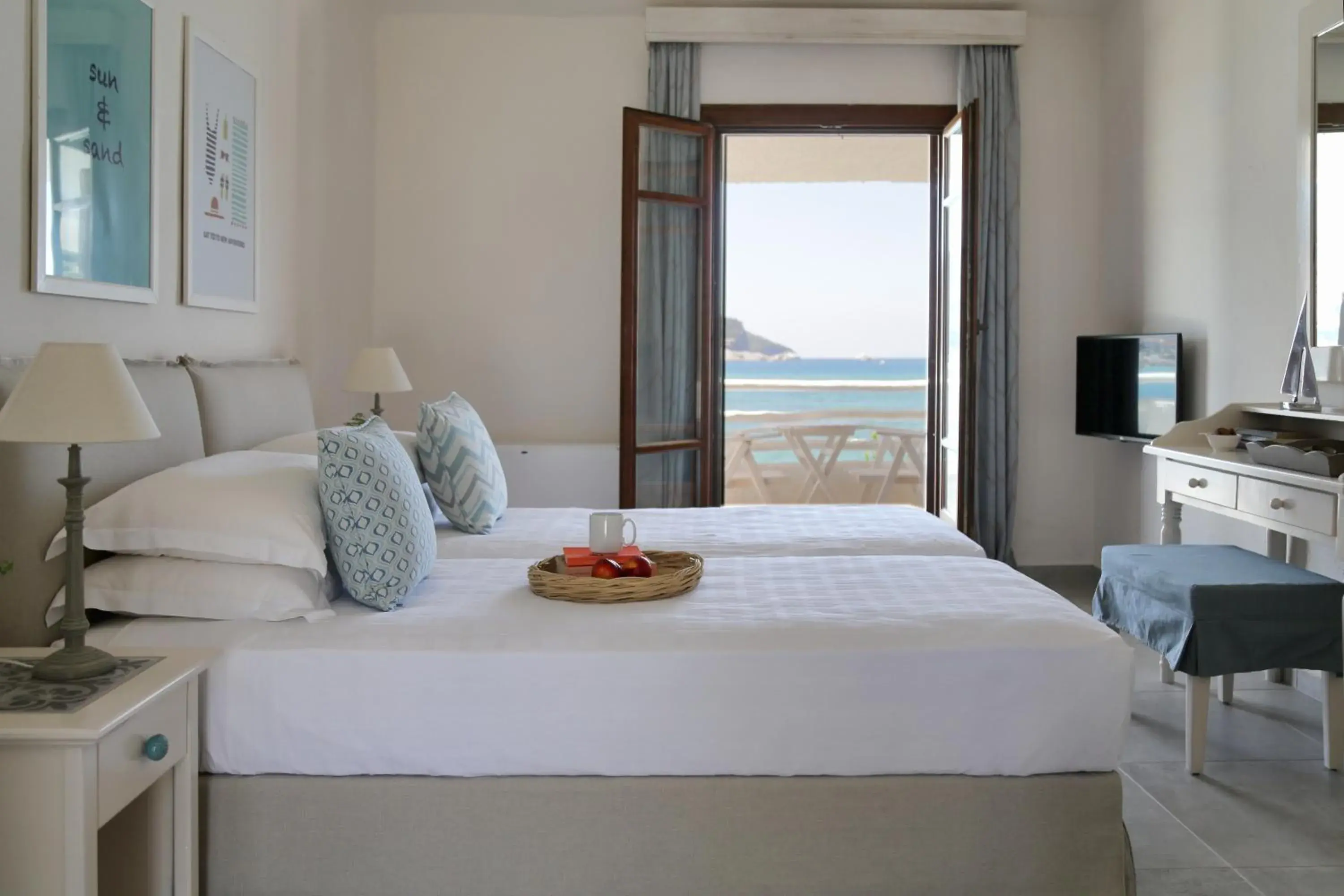 Bedroom in Skopelos Village Hotel