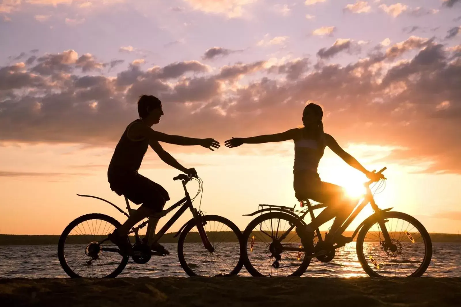 Beach, Biking in Angelina's Home