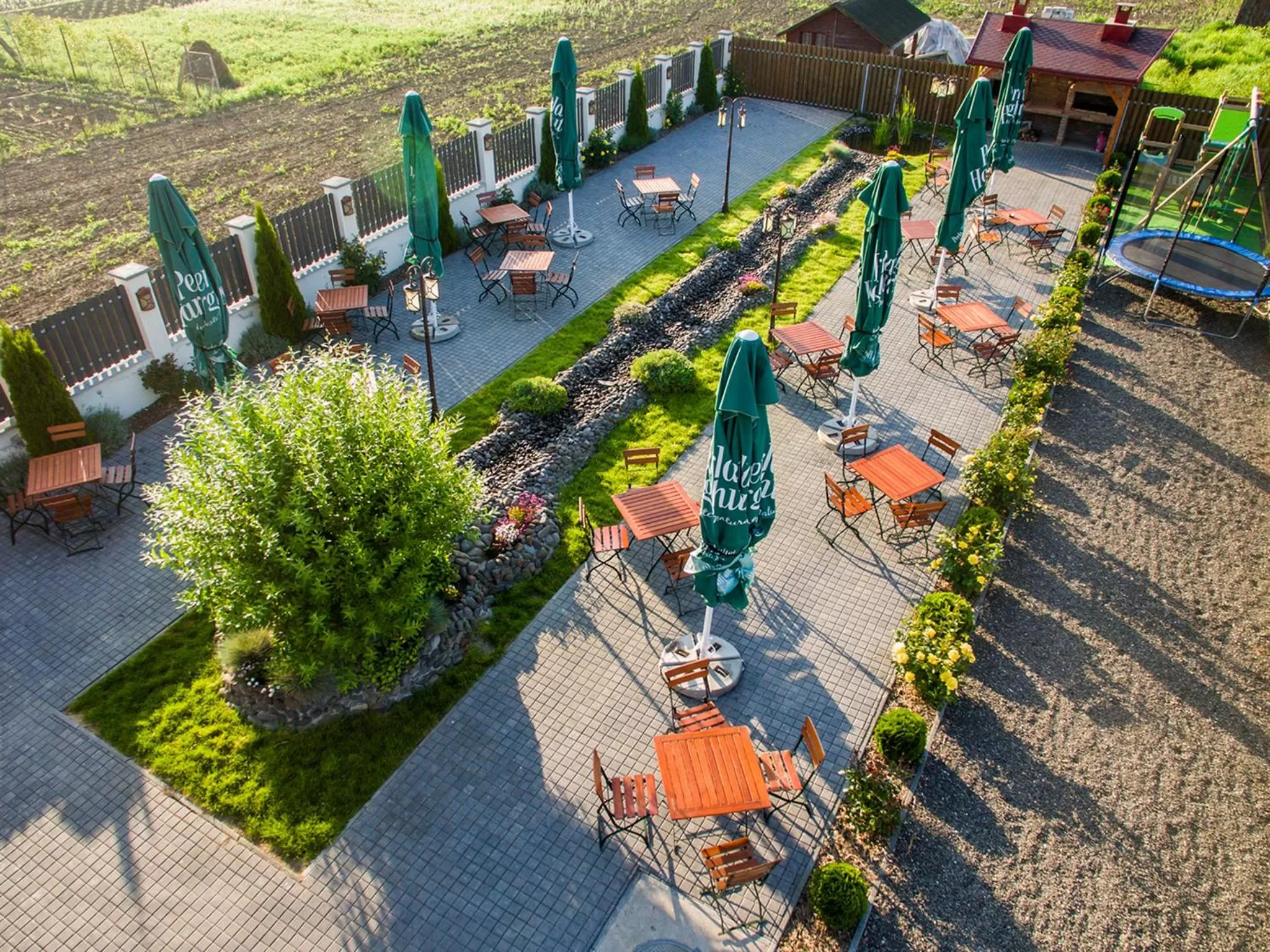 Garden in Country Court