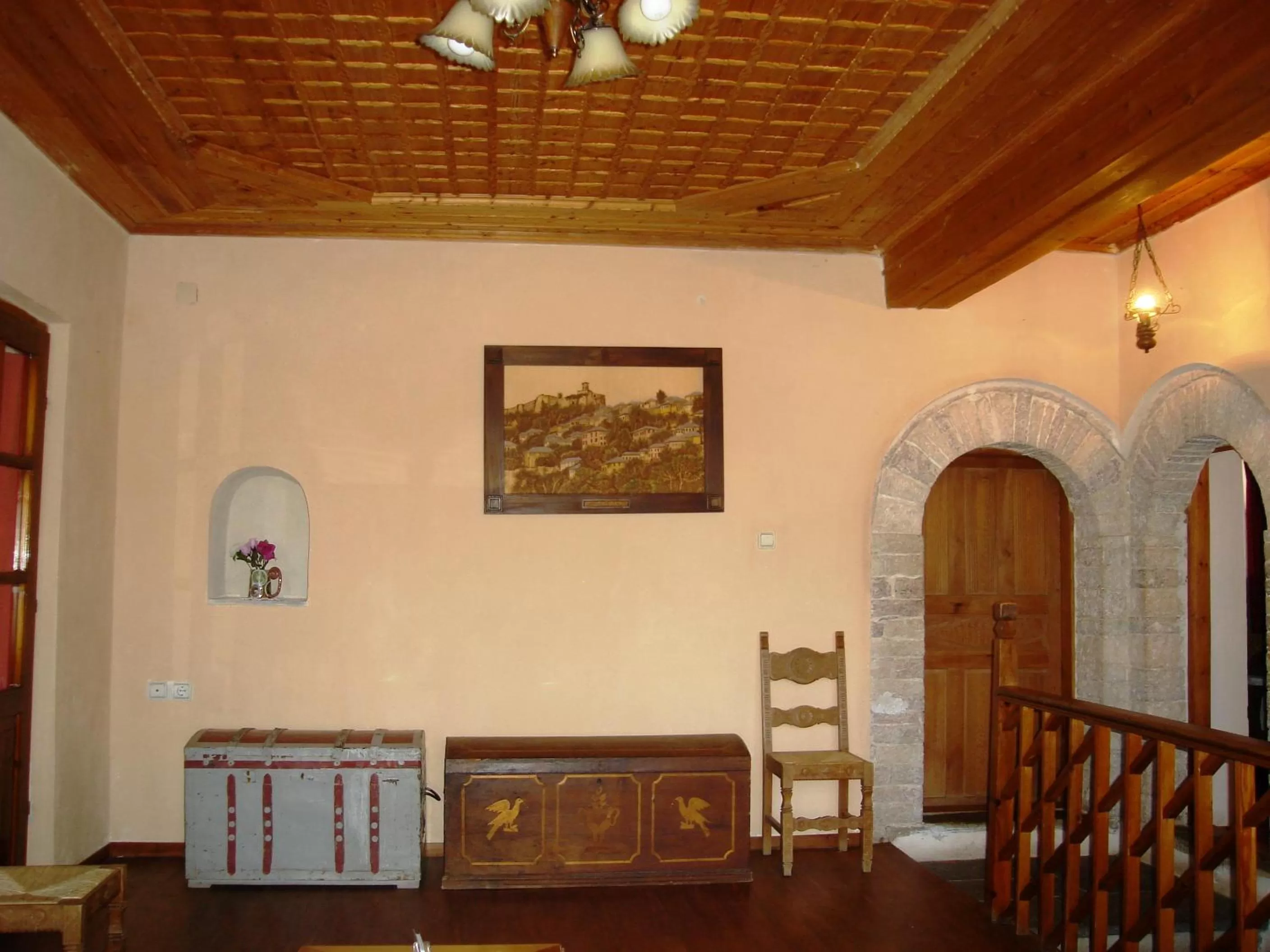 Decorative detail in Hotel Kalemi