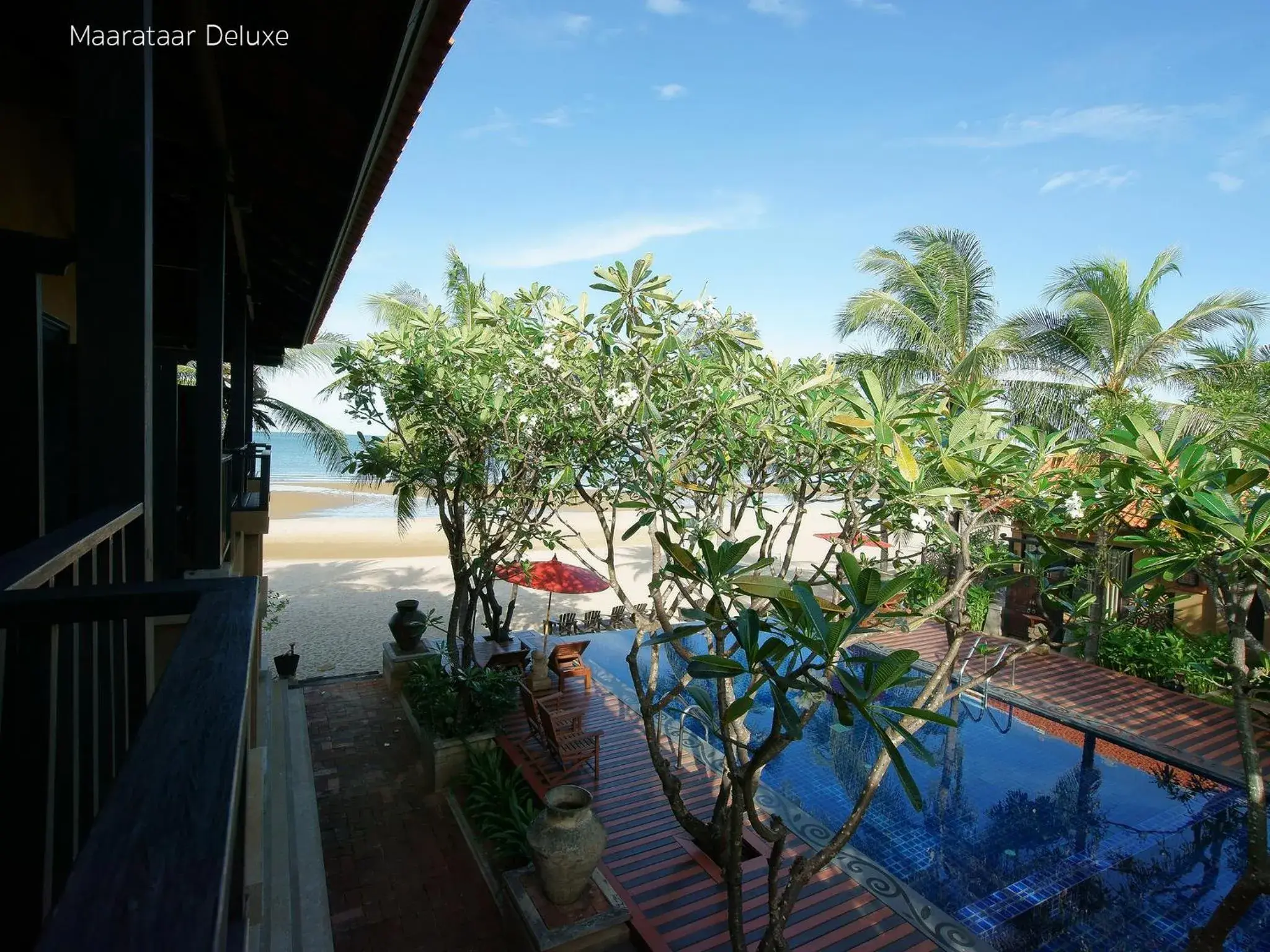 Balcony/Terrace, Pool View in Praseban Resort