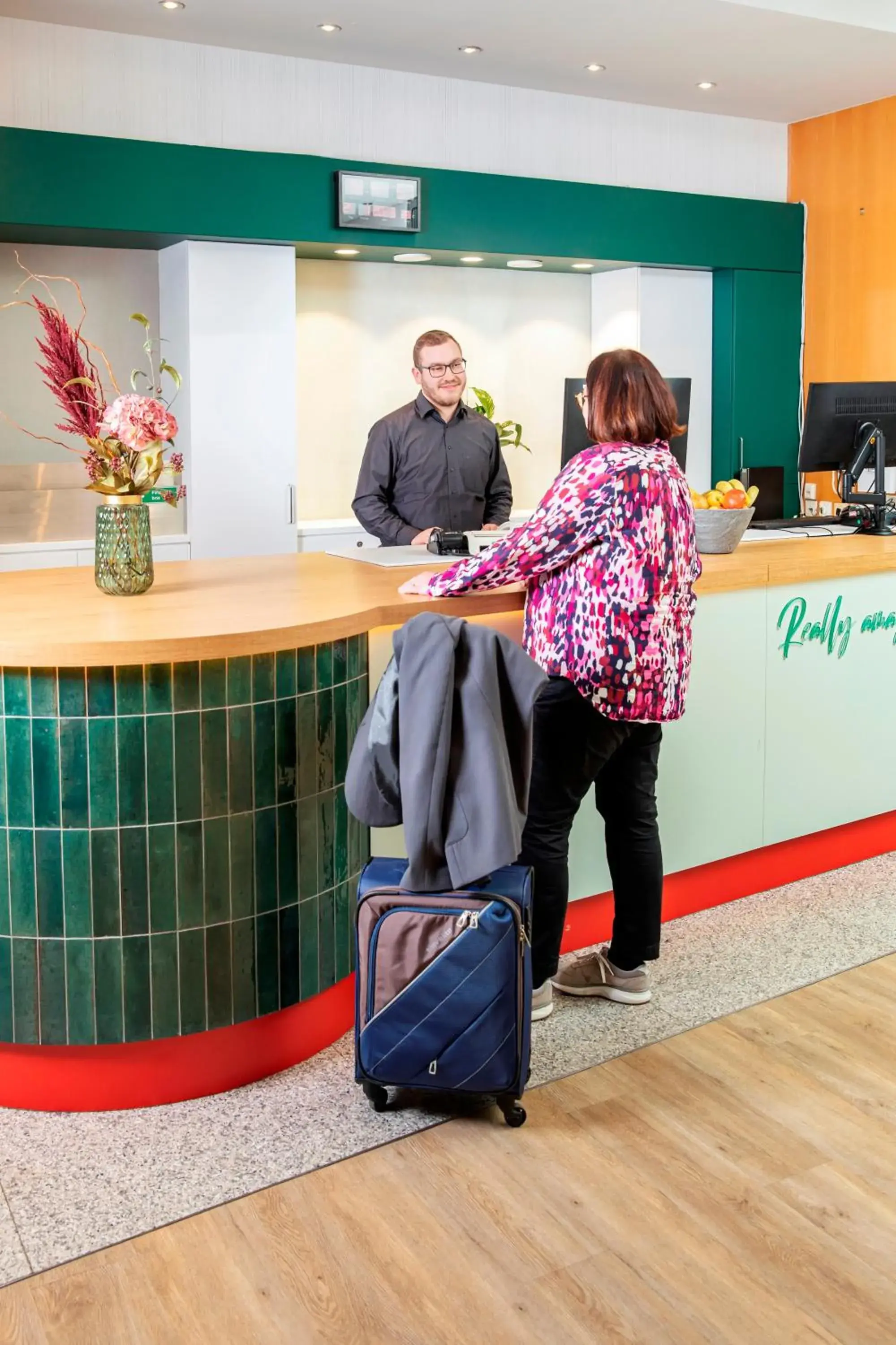 Lobby or reception in ACHAT Hotel Stuttgart Airport Messe Lobby or reception in ACHAT Hotel Stuttgart Airport Messe