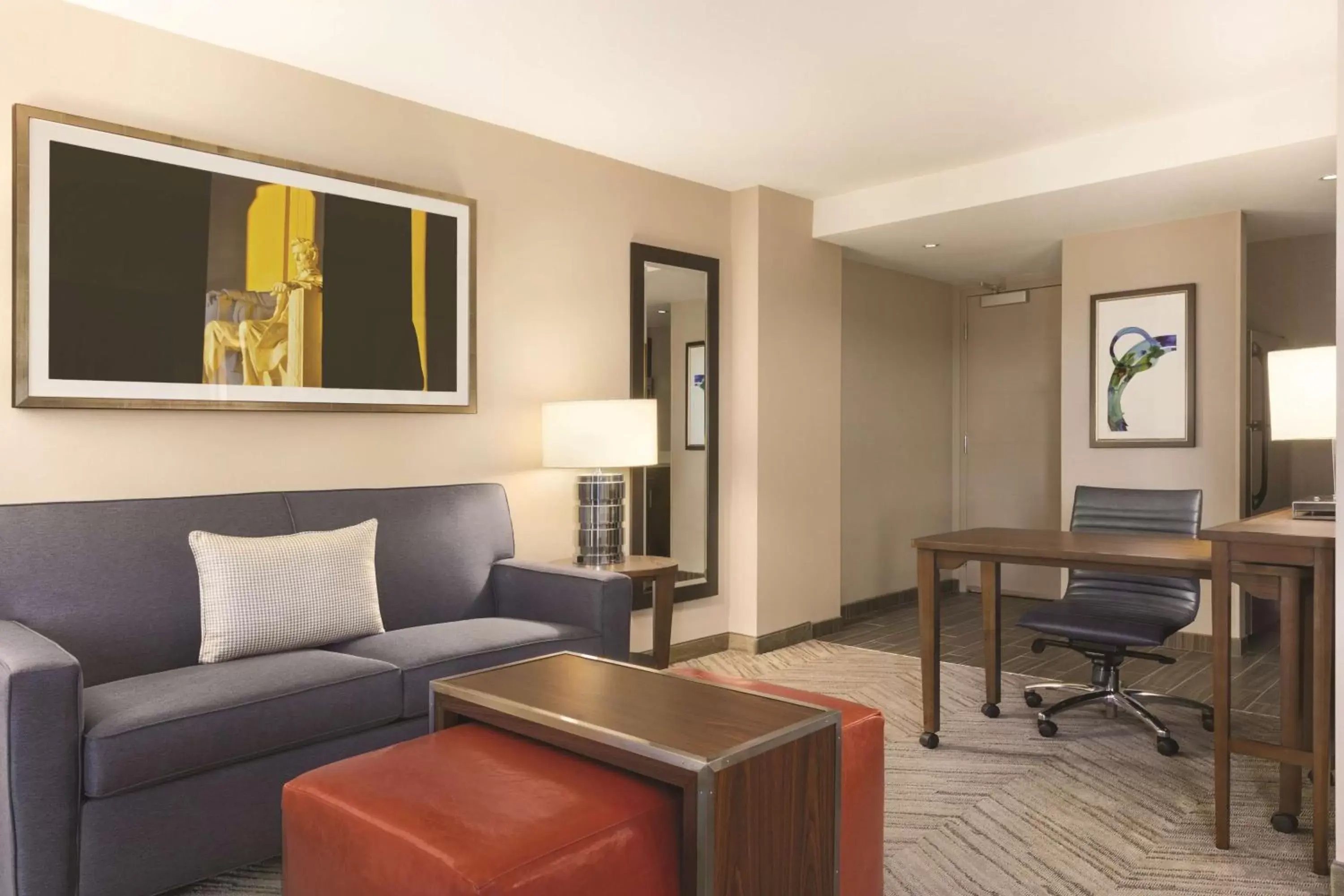 Bedroom, Seating Area in Homewood Suites by Hilton Washington DC Capitol-Navy Yard