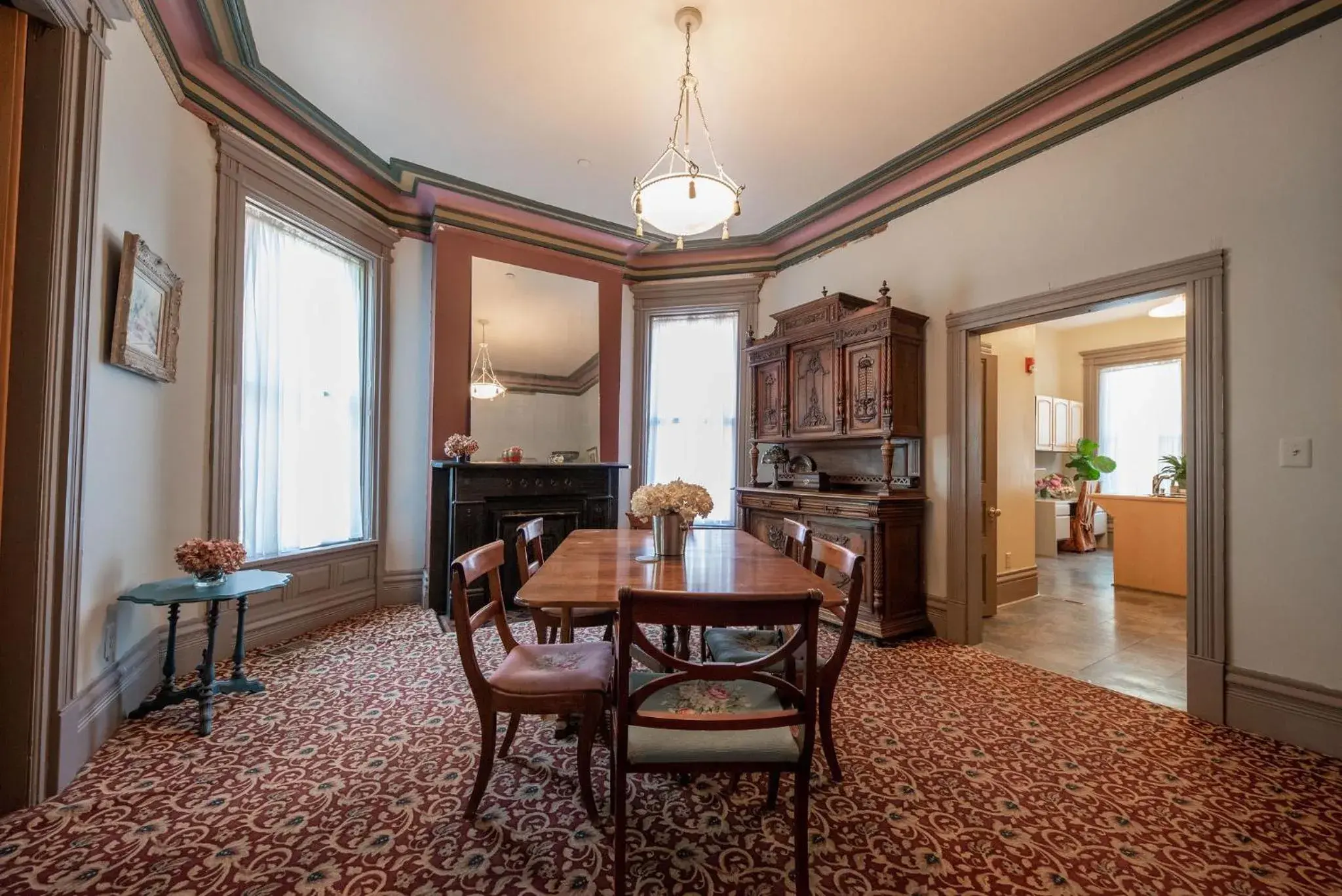 Dining Area in Stone Gables Inn