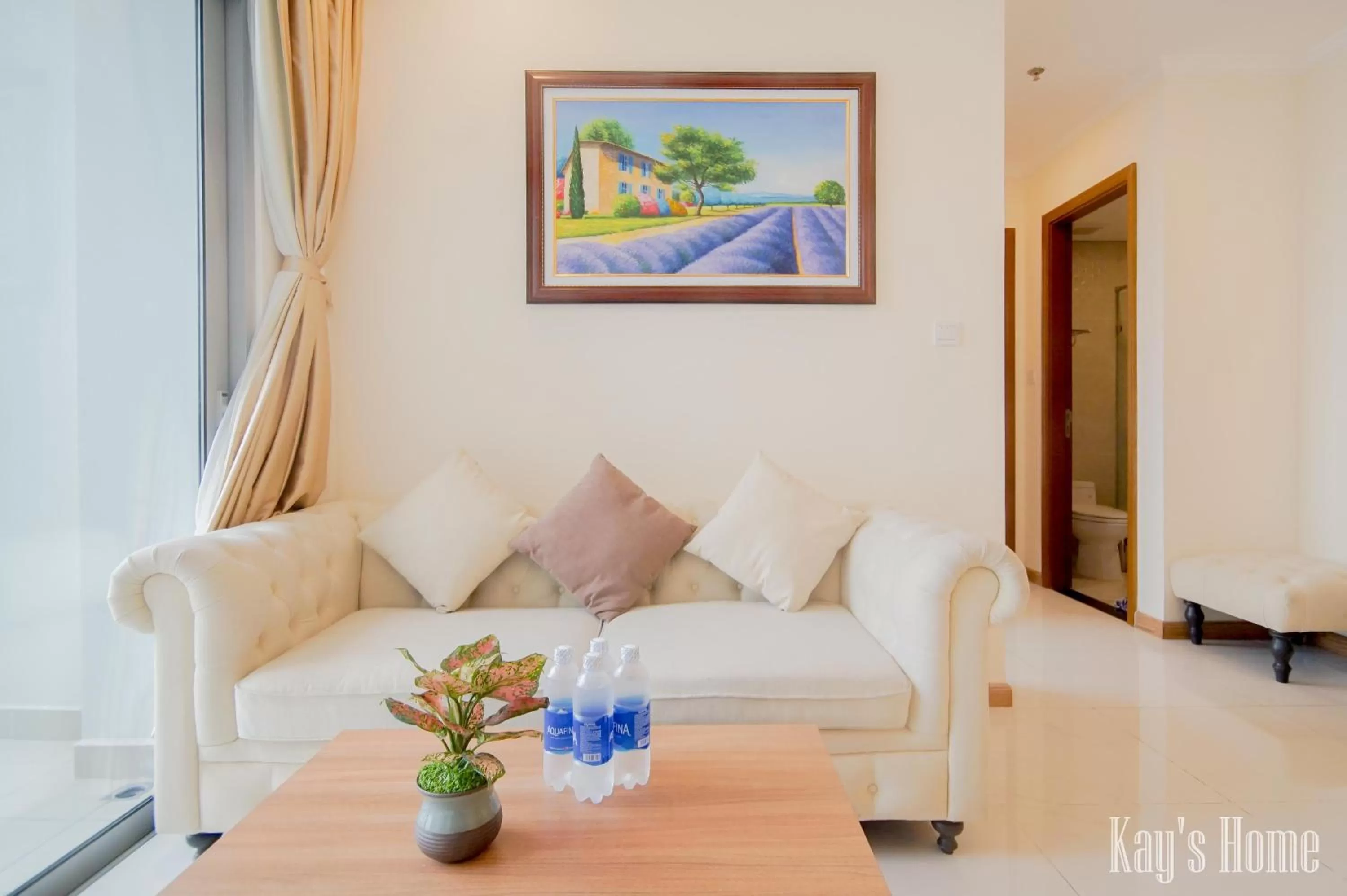 TV and multimedia, Bed in Vinhomes Central Park-Nice Homes