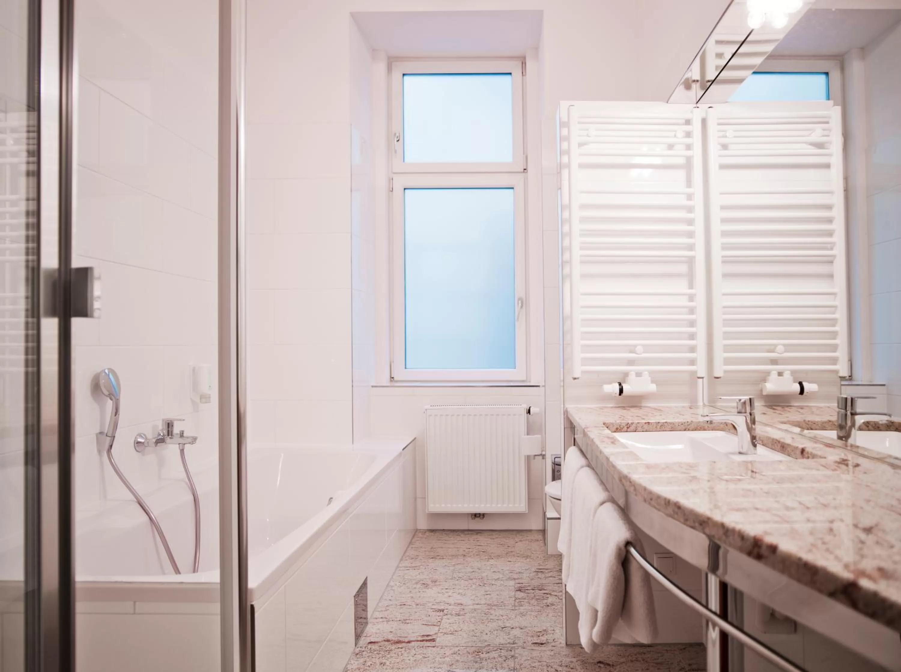 Shower in Hotel Zipser