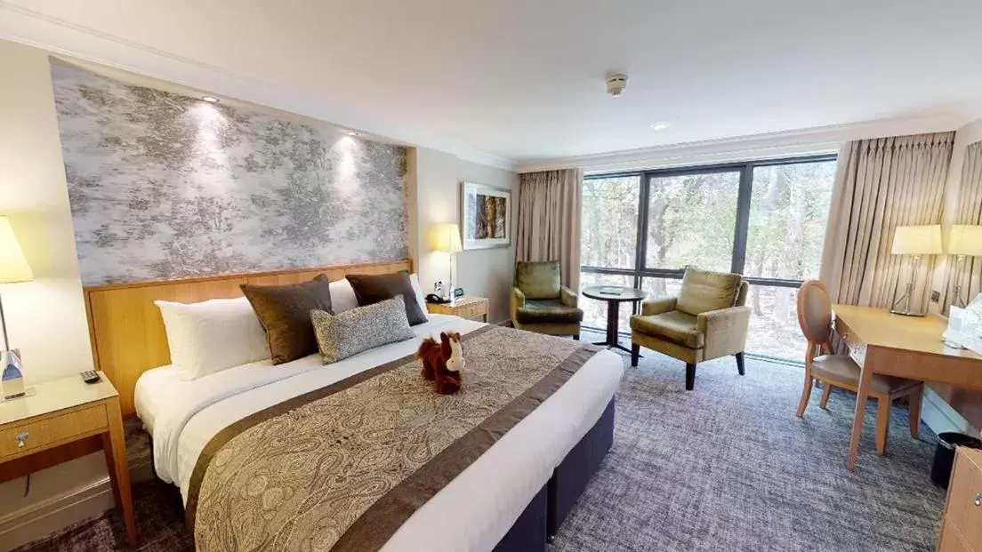 Bedroom in Rhinefield House Hotel