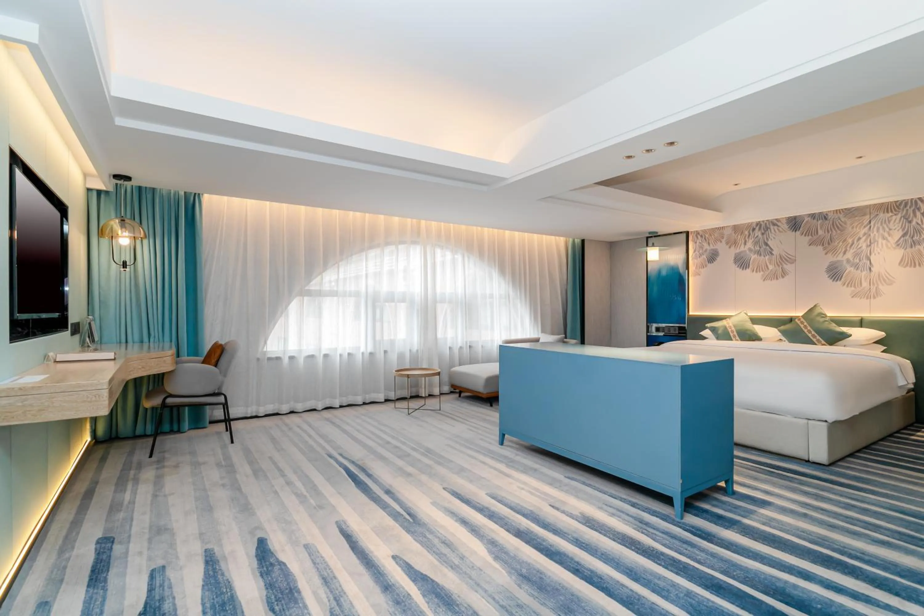 Photo of the whole room, Bed in Guangdong Victory Hotel