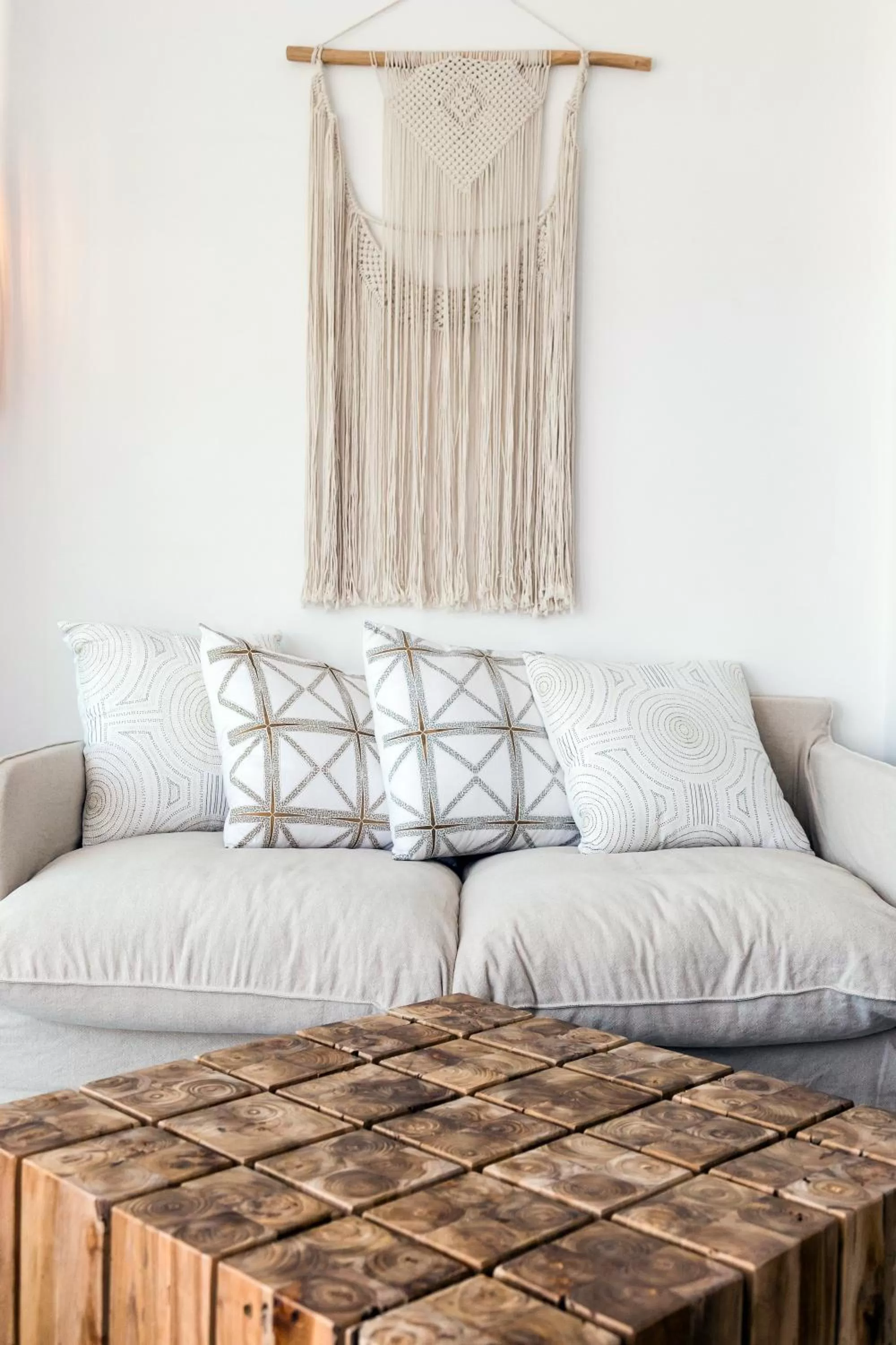 Seating area in San Michele