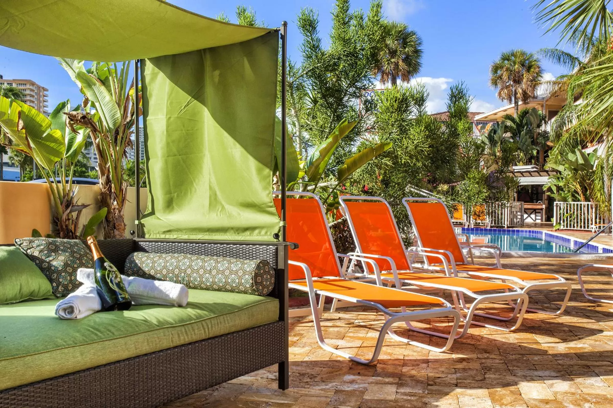 Swimming pool in Ocean Beach Palace