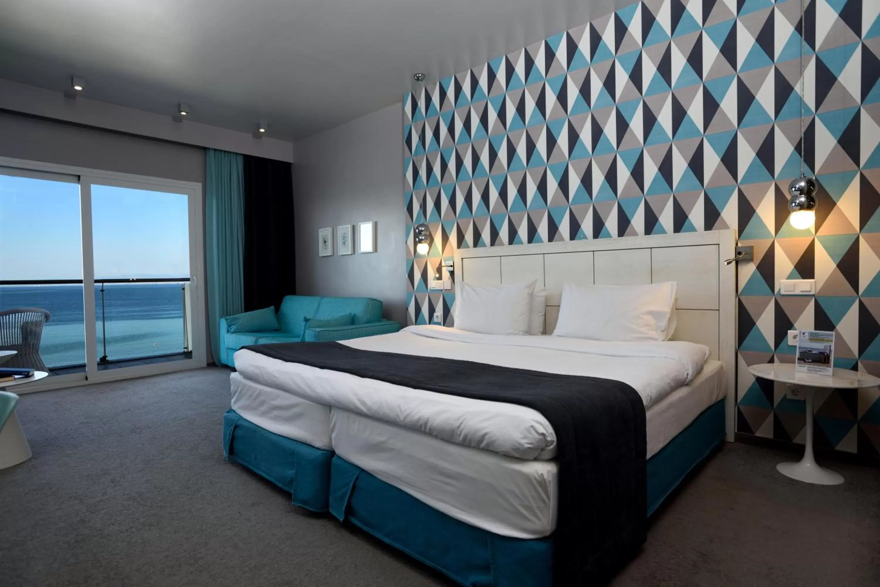 Bed in Golden Star City Resort