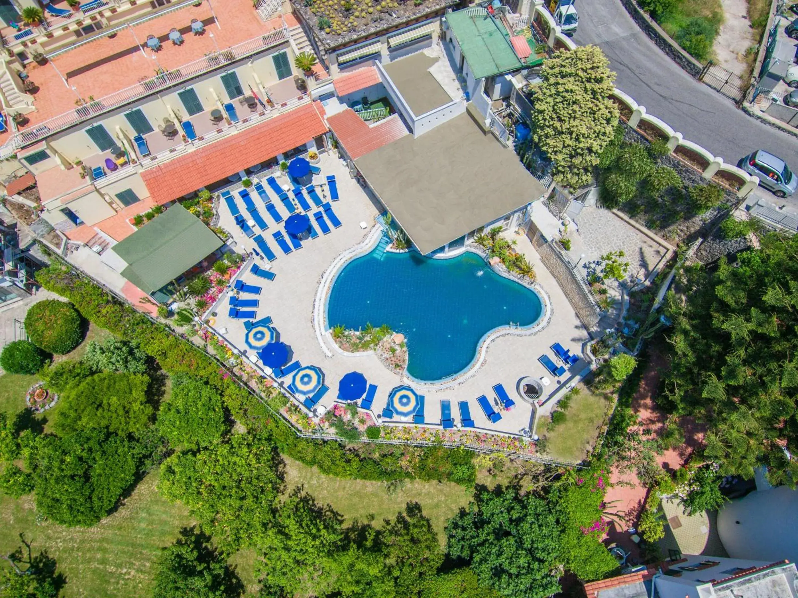 Bird's eye view, Bird's-eye View in Hotel Terme Saint Raphael