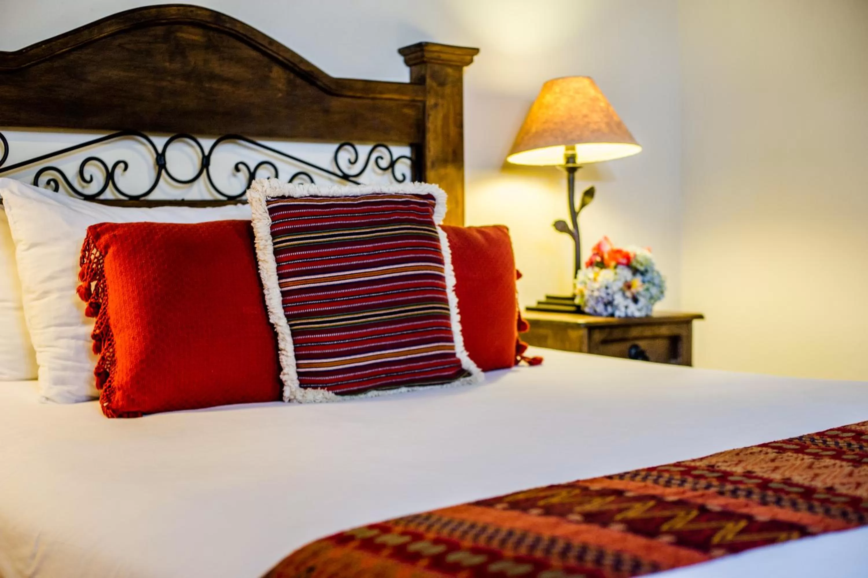 Decorative detail, Bed in Hotel Meson del Valle by AHS