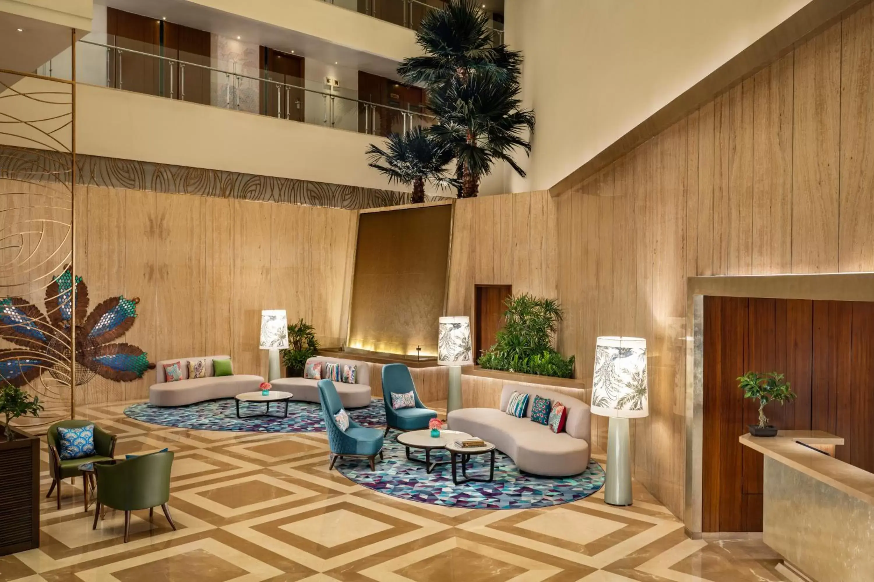 Lobby or reception in WOW Crest, Indore - IHCL SeleQtions Lobby or reception in WOW Crest, Indore - IHCL SeleQtions