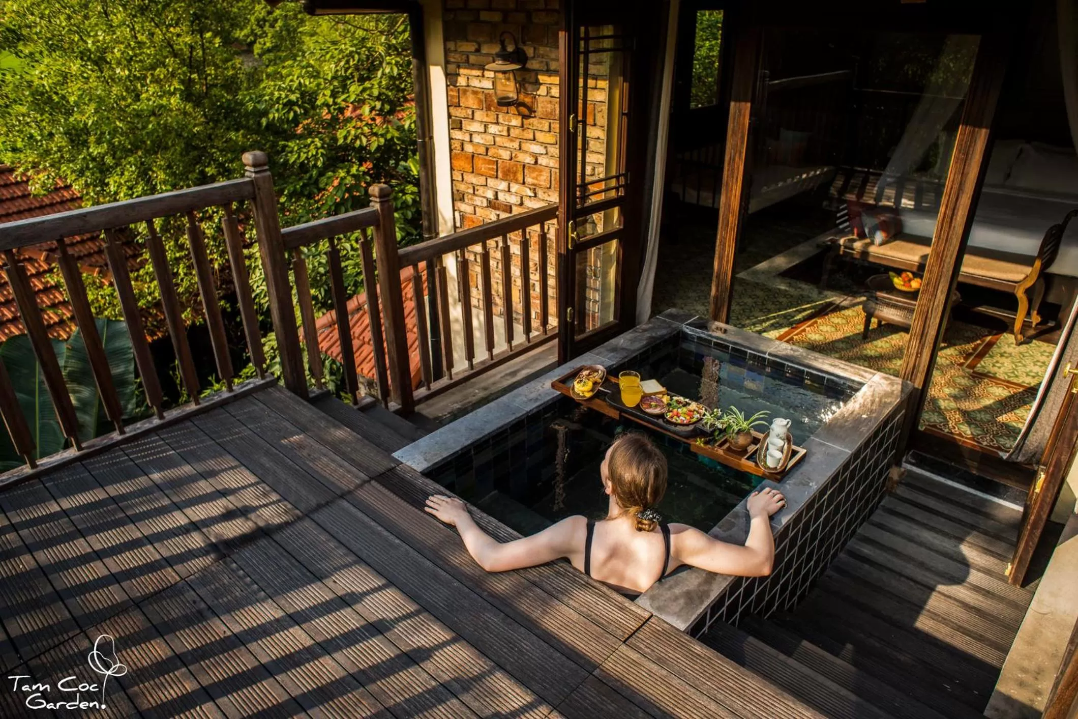 Patio in Tam Coc Garden Resort