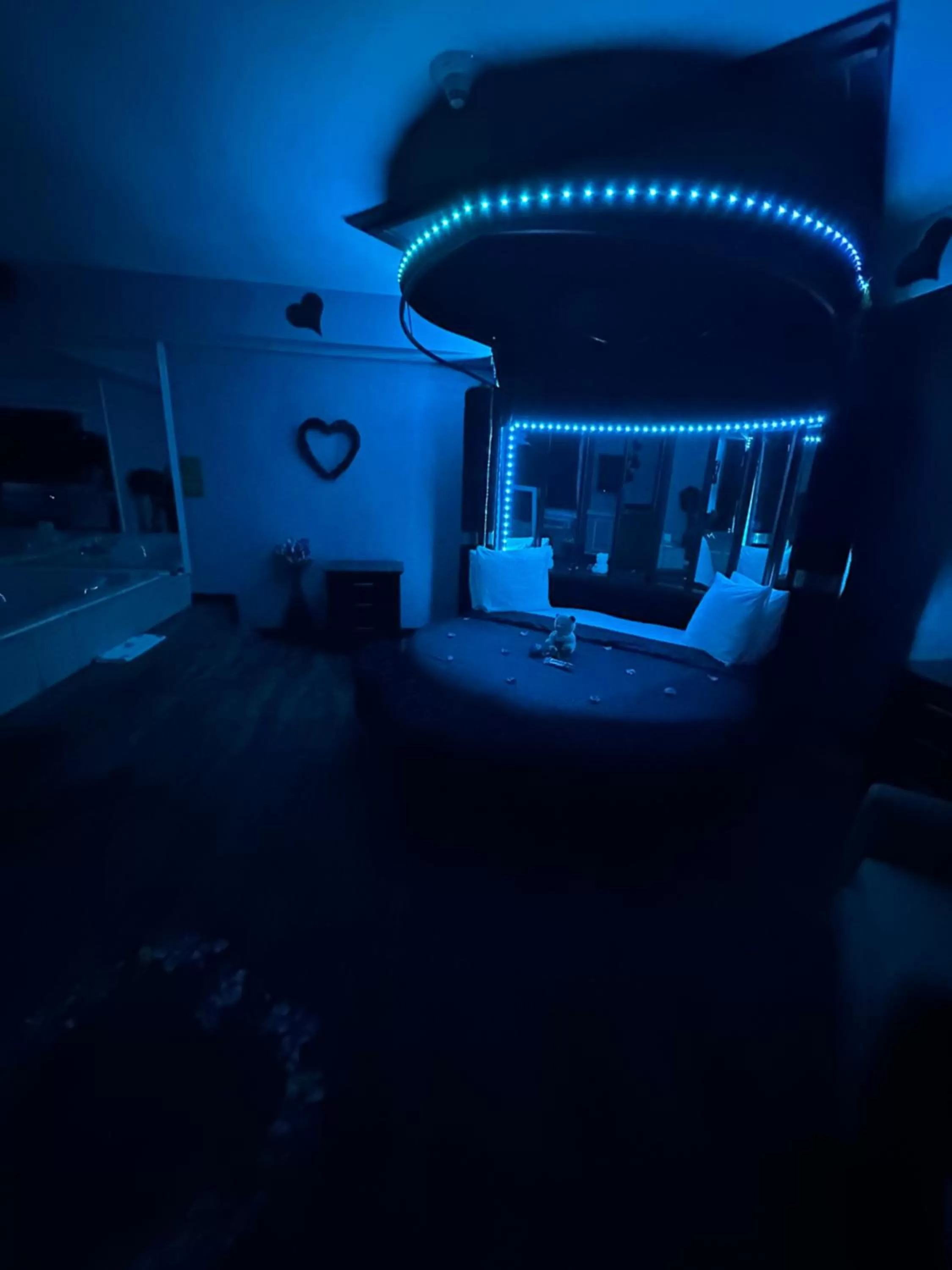 Bed in Inn of the Dove - Romantic Luxury Suites with Jacuzzi & Seasonal Fireplace at Harrisburg-Hershey-Philadelphia, PA