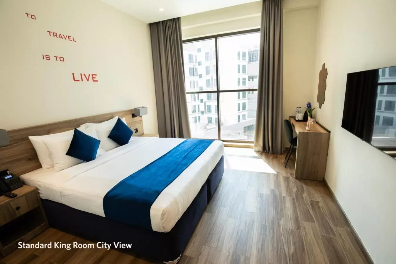 Standard Room King Bed (includes 25% off F&B) in Grand Kingsgate Jaddaf Waterfront Hotel by Millennium Standard Room King Bed (includes 25% off F&B) in Grand Kingsgate Jaddaf Waterfront Hotel by Millennium