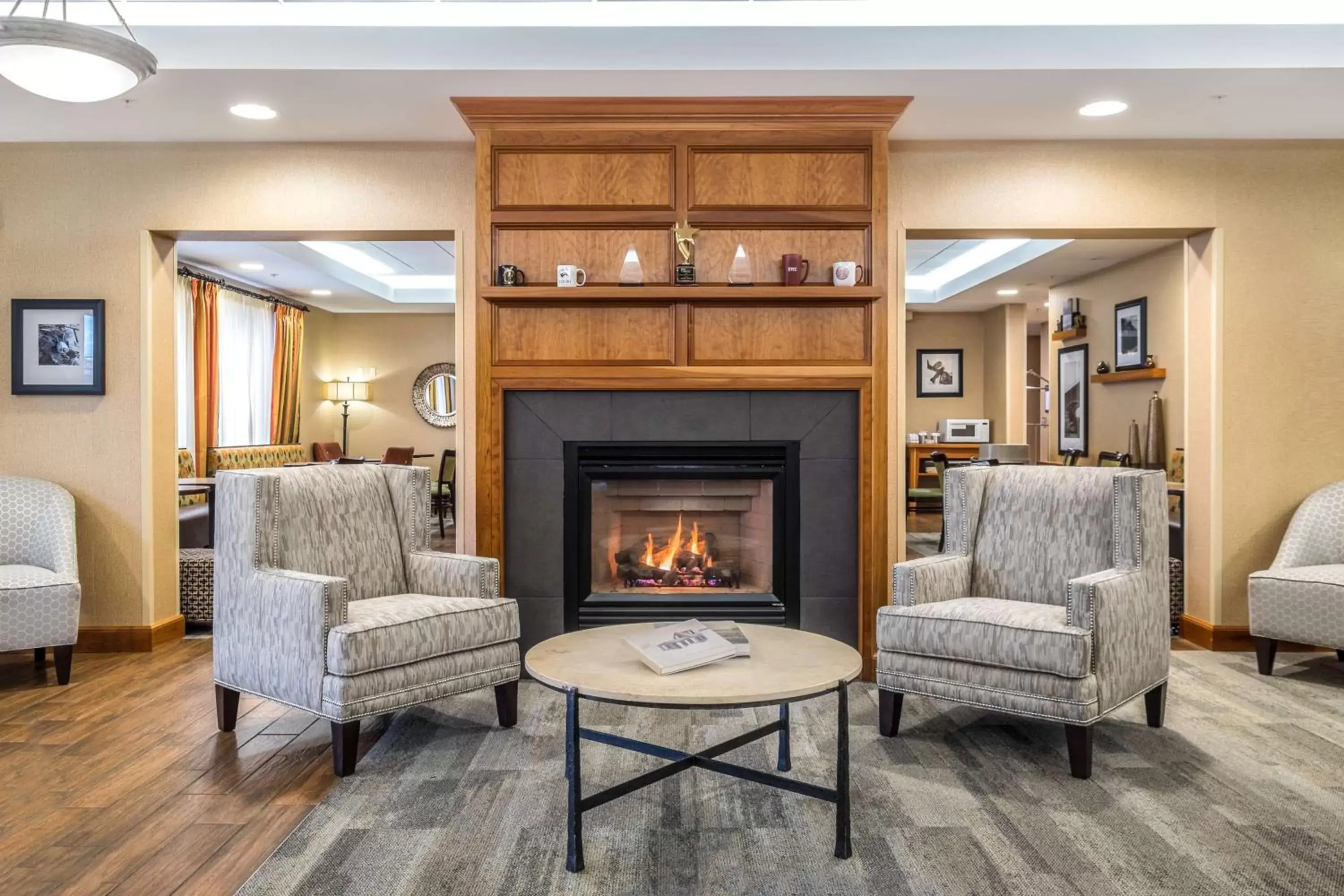 Lobby or reception, Seating Area in Hampton Inn Waterville