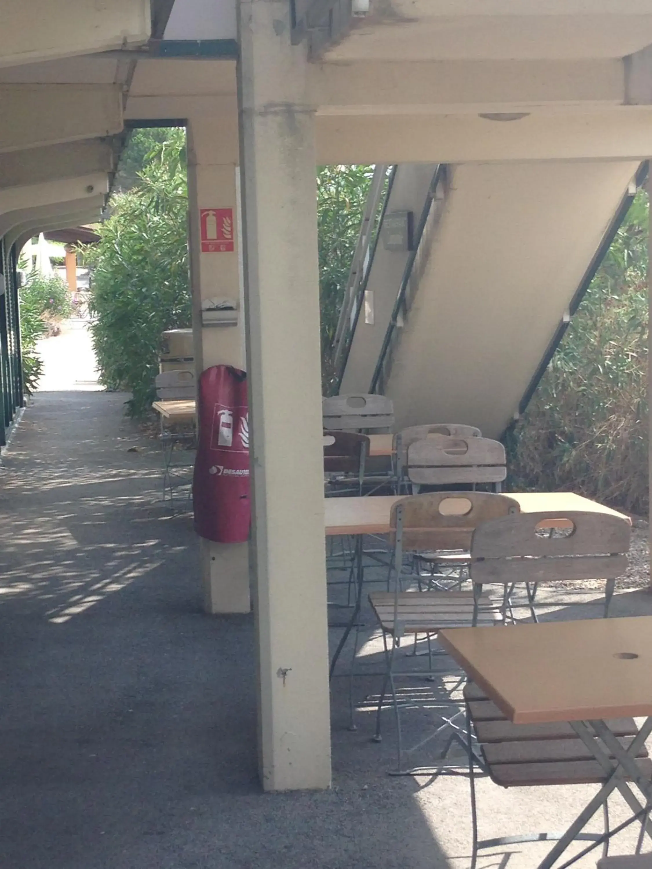 Balcony/Terrace, Dining Area in Premiere Classe Salon De Provence