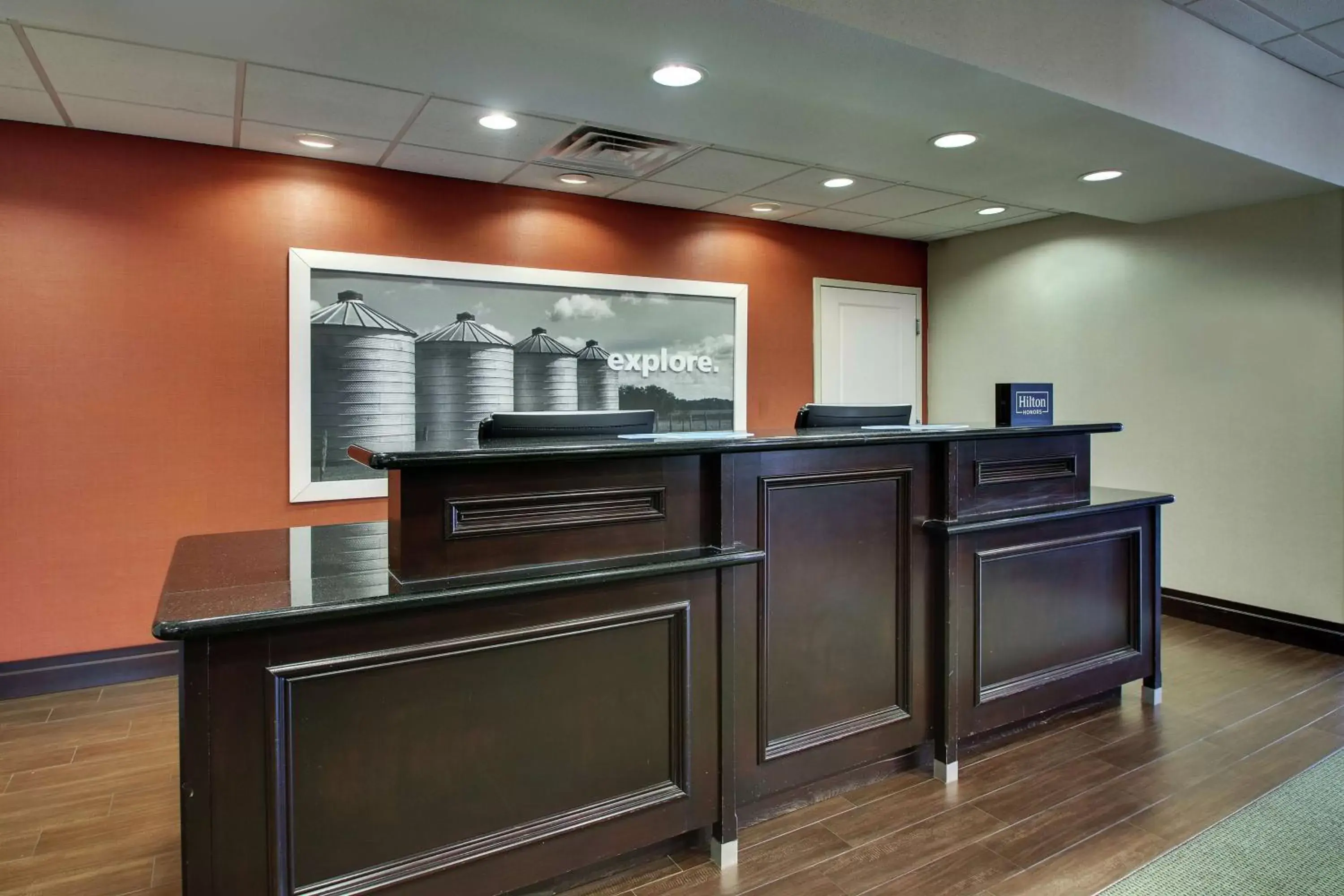 Lobby or reception in Hampton Inn Vernon Lobby or reception in Hampton Inn Vernon