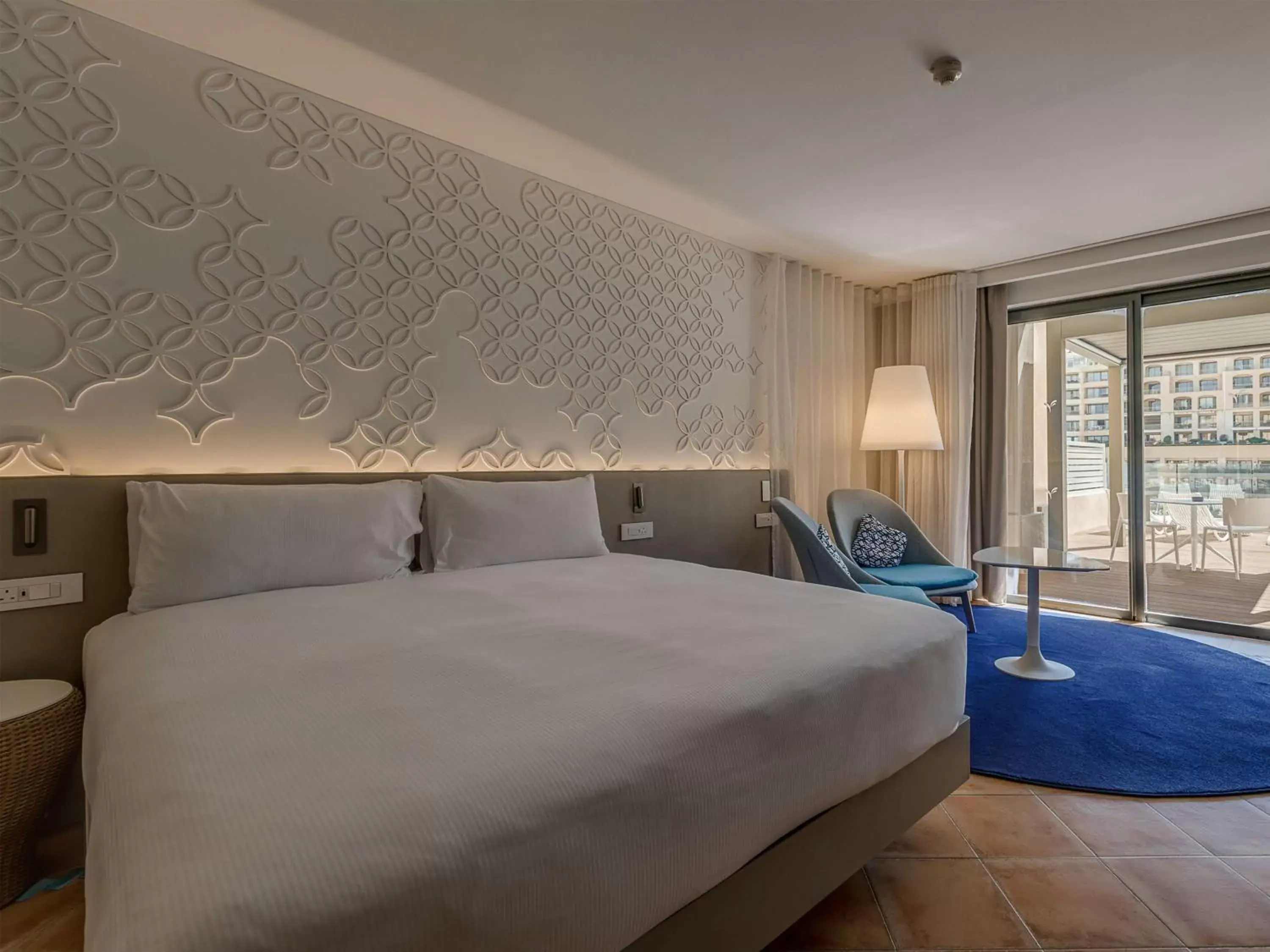 Bed in Hilton Malta