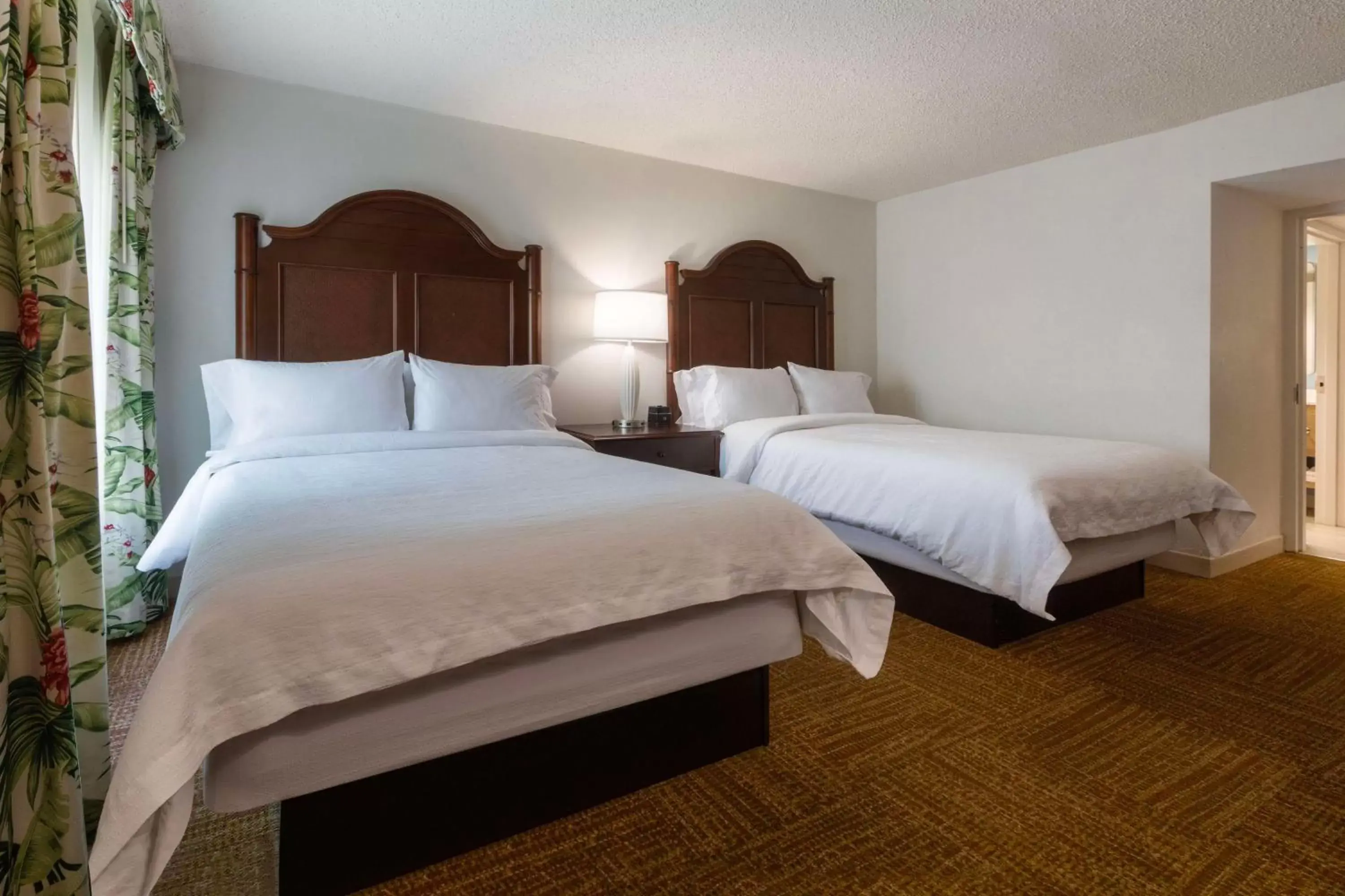 Bed in Hampton Inn & Suites San Juan