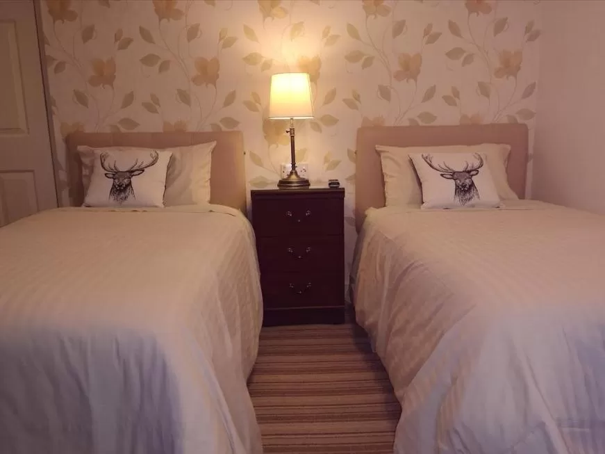 Bedroom, Bed in Lossiemouth House