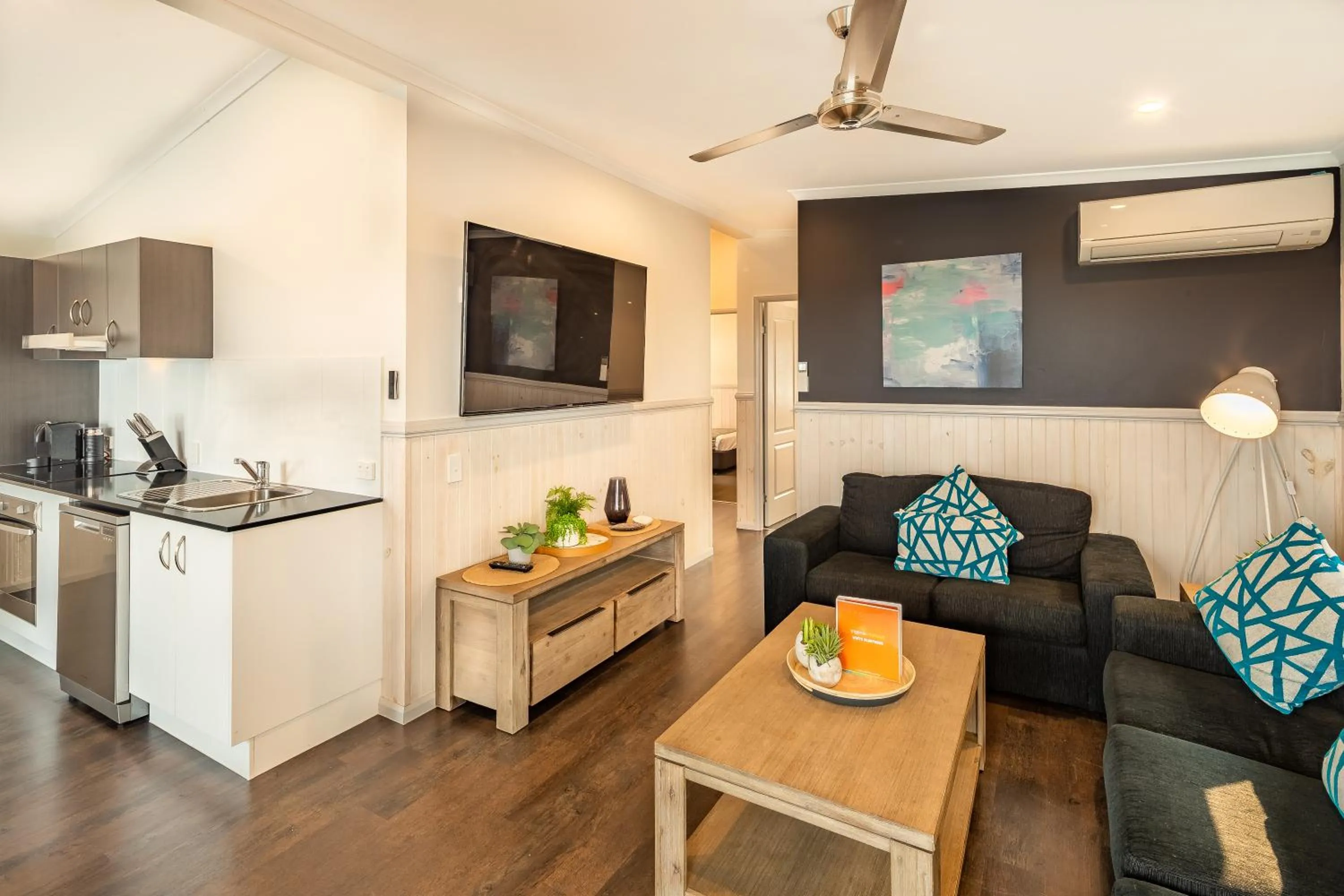 Living room in Ingenia Holidays Nambucca Heads