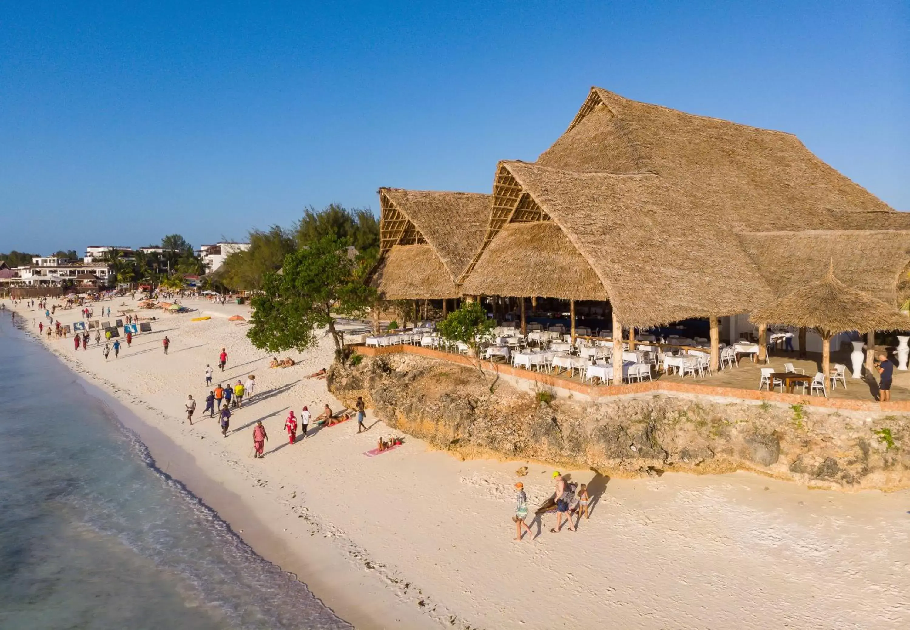 Restaurant/places to eat, Beach in Sandies Baobab Beach Zanzibar