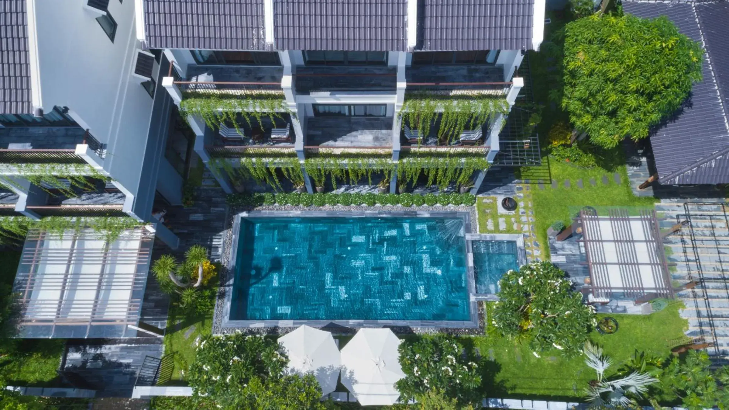 Bird's eye view, Pool View in Dai An Phu Villa