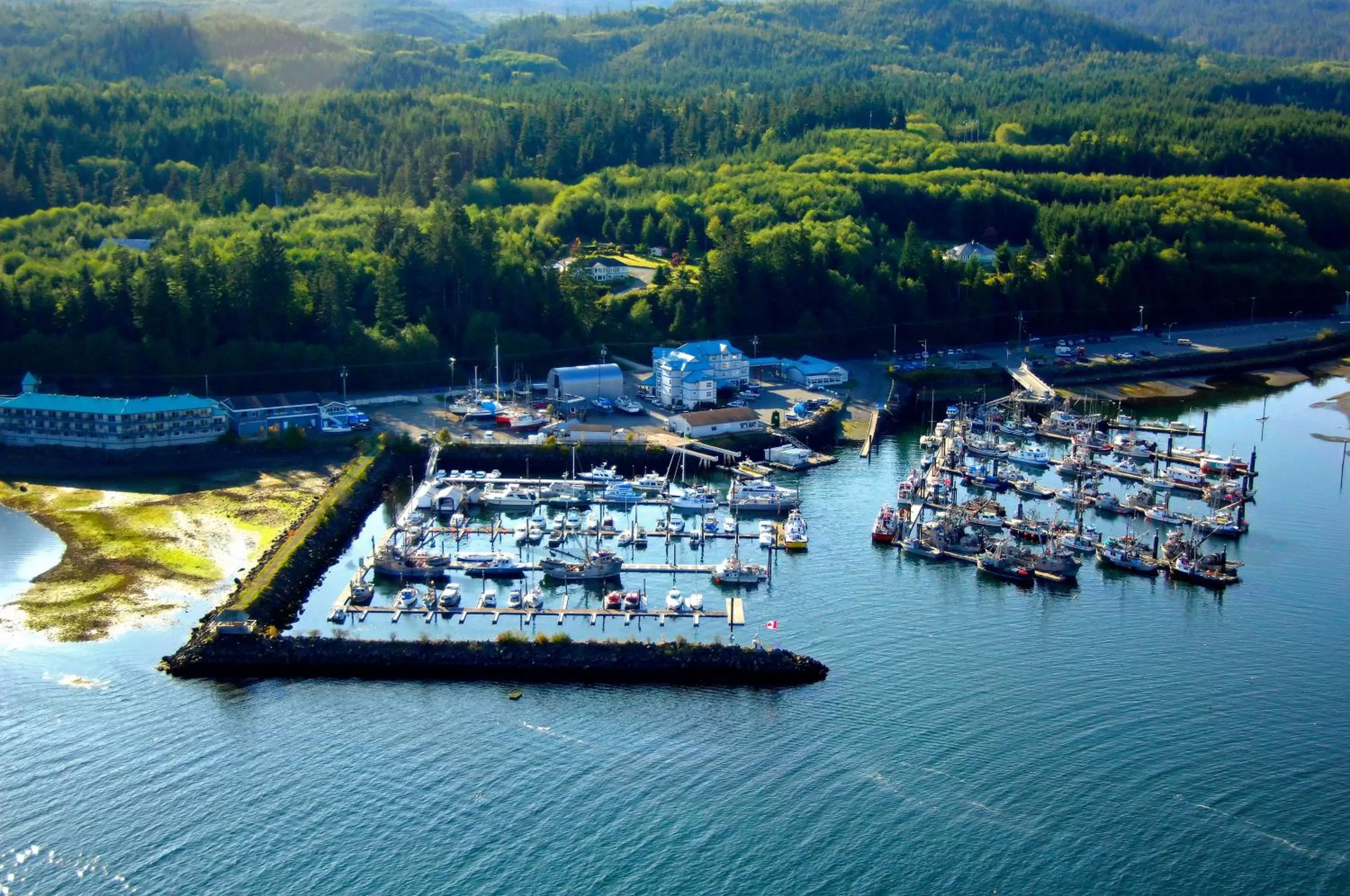 Bird's eye view in Quarterdeck Inn Port Hardy