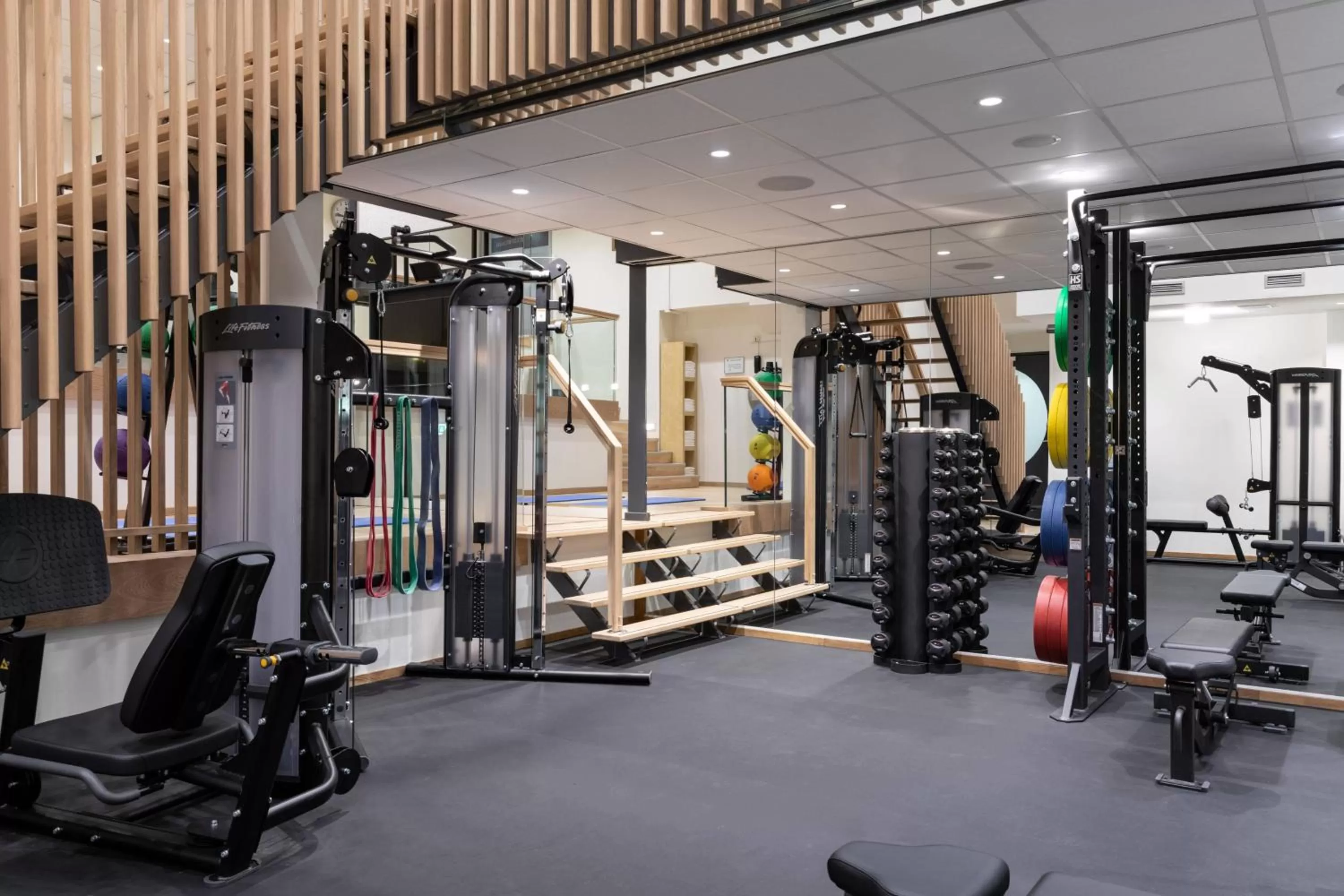 Fitness centre/facilities in Amsterdam Marriott Hotel
