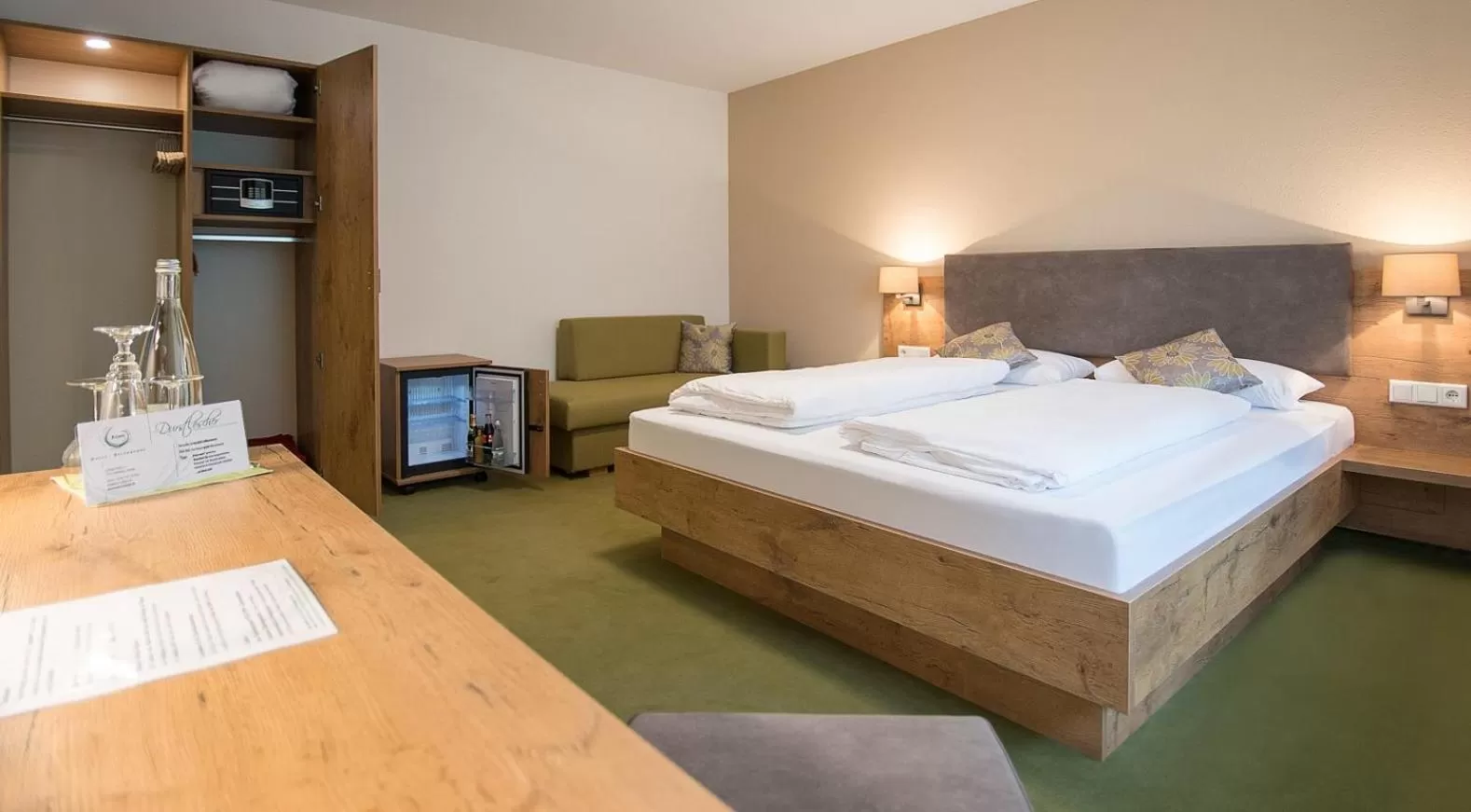 Bed in Gasthaus Hotel Kranz